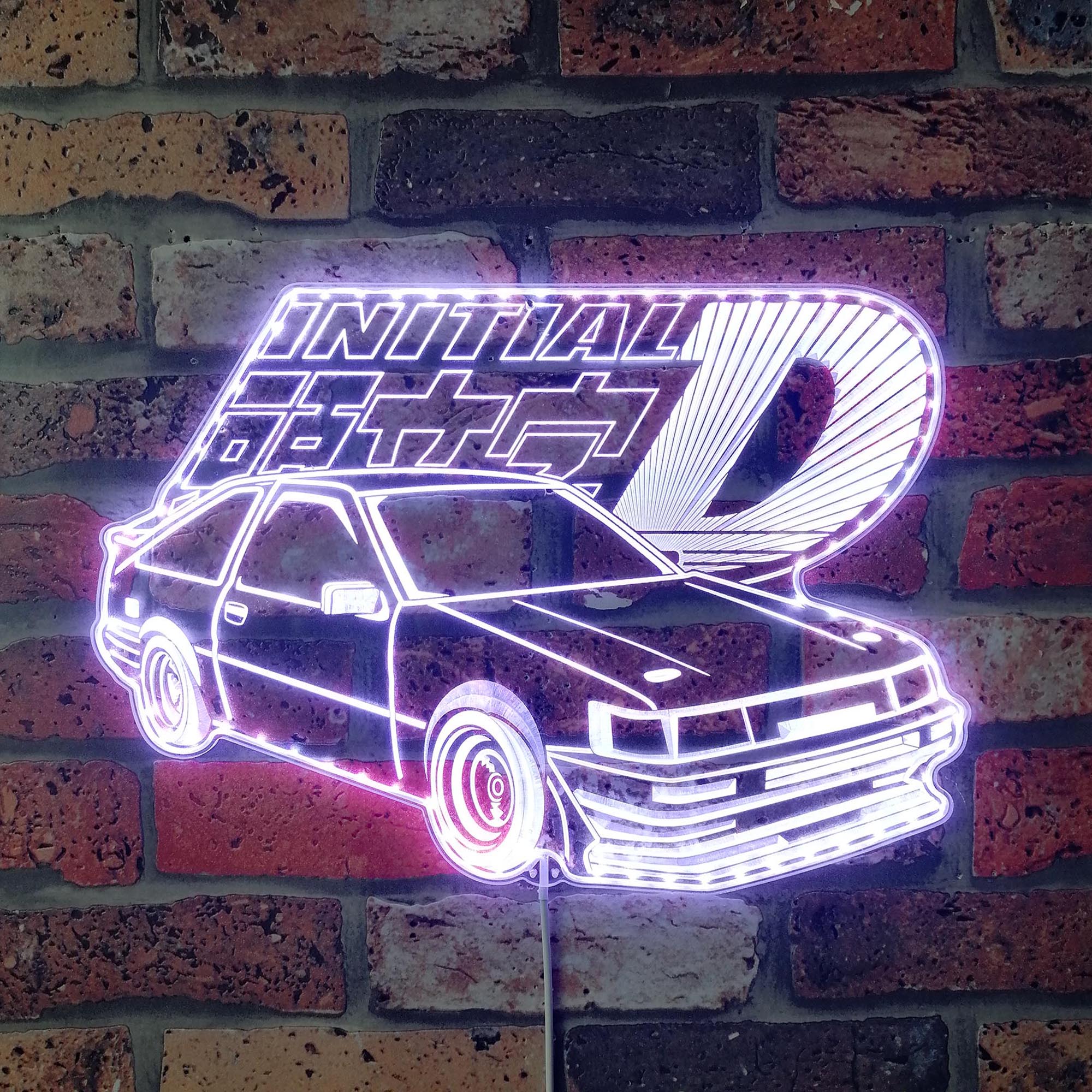 Initial D Toyota Dynamic RGB Edge Lit LED Sign