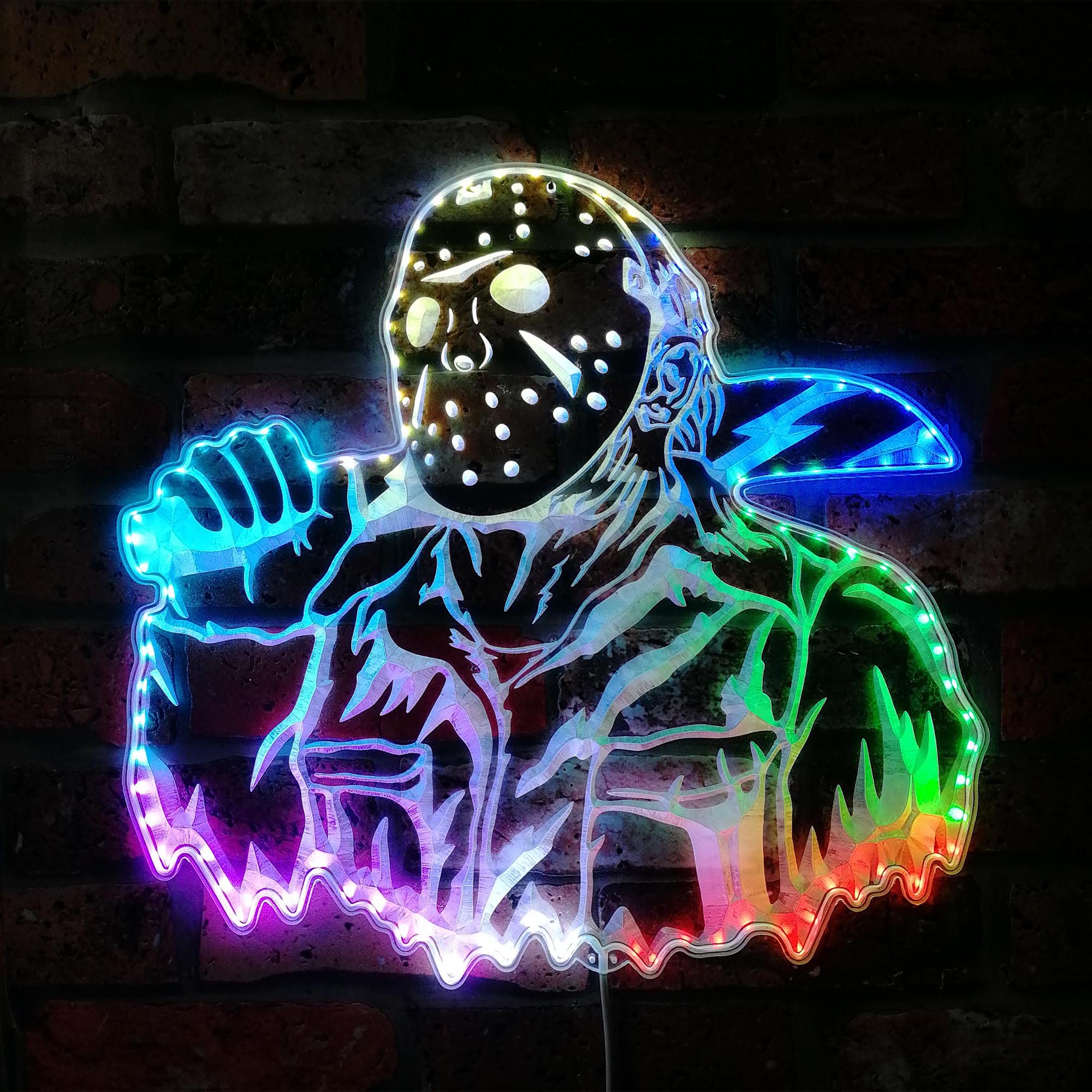 Jamison Friday the 13th Dynamic RGB Edge Lit LED Sign