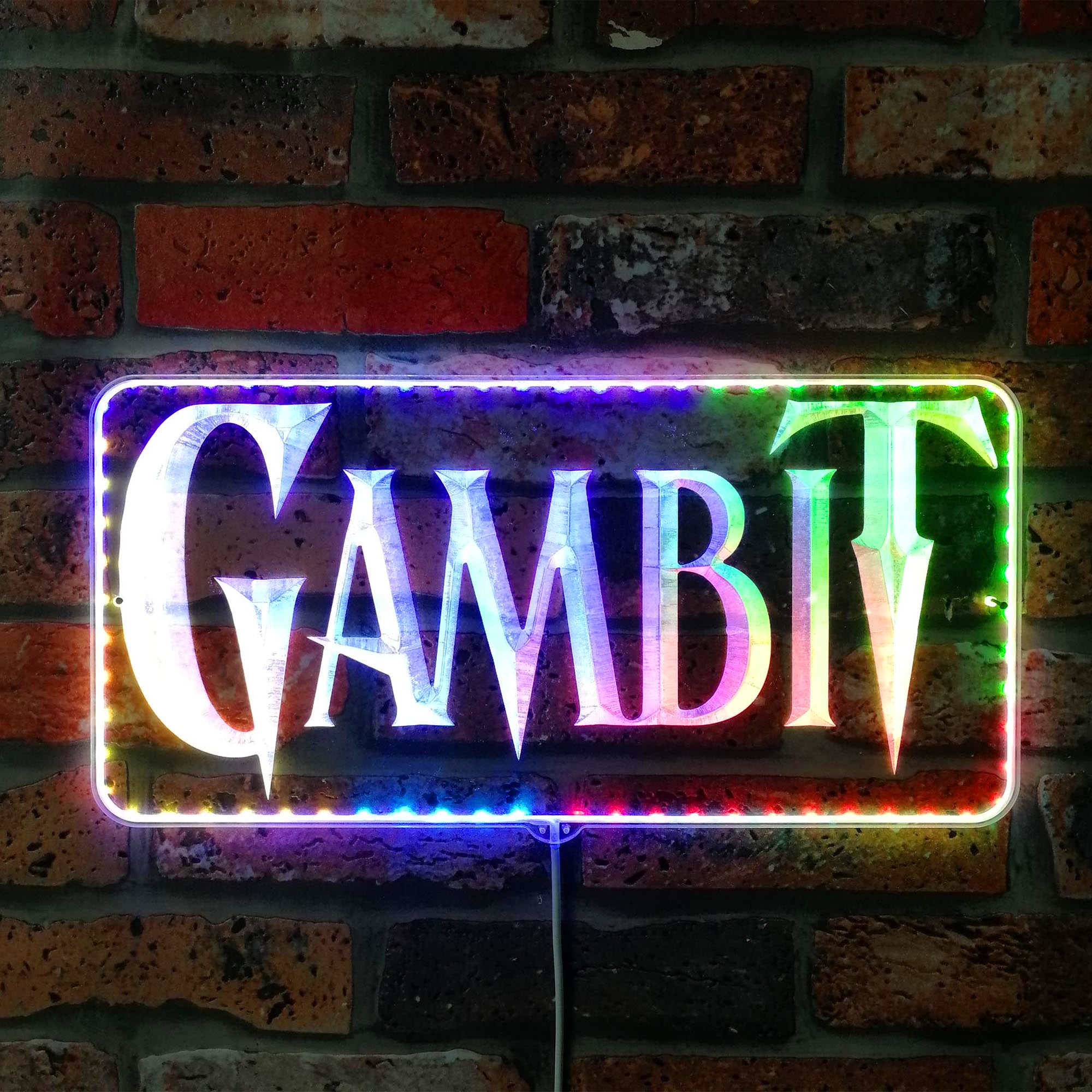 Gambit Dynamic RGB Edge Lit LED Sign