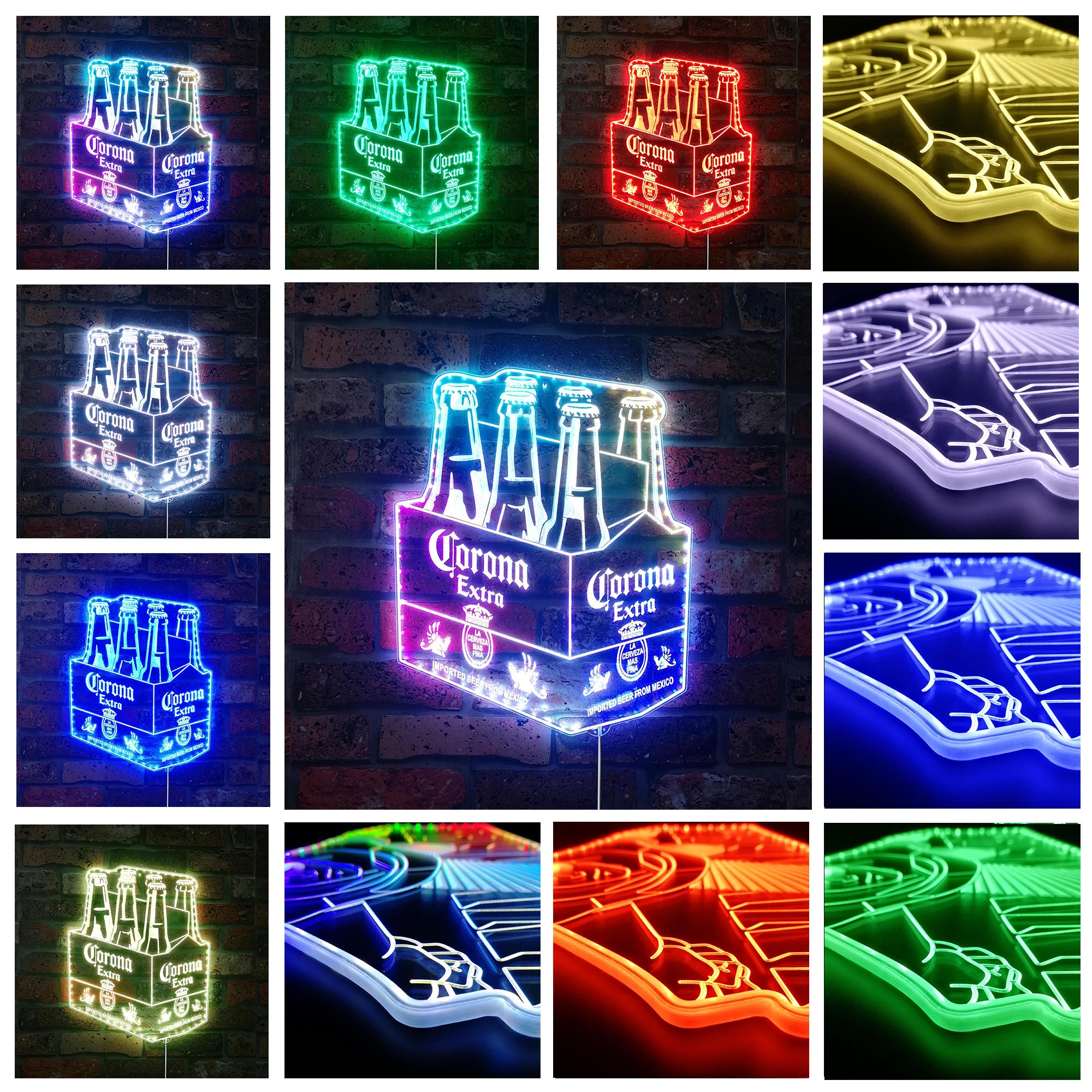 Invincible Dynamic RGB Edge Lit LED Sign