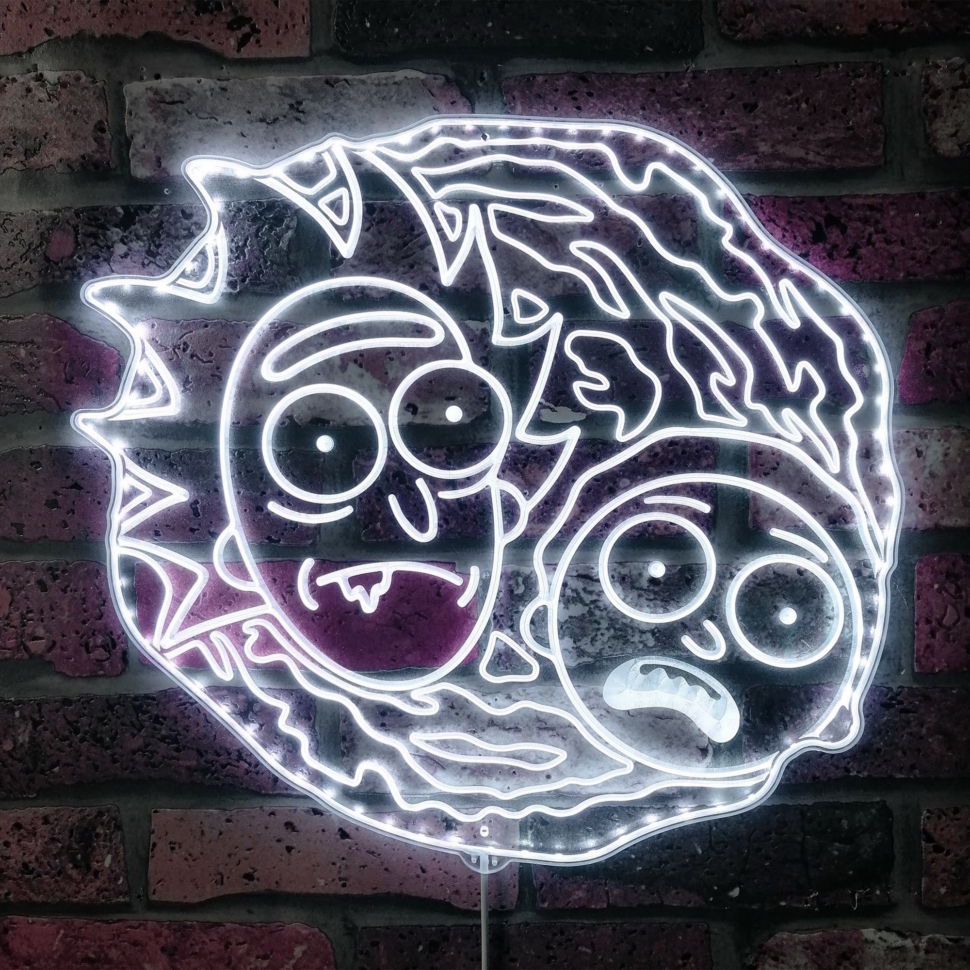 Rick and Morty Dynamic RGB Edge Lit LED Sign