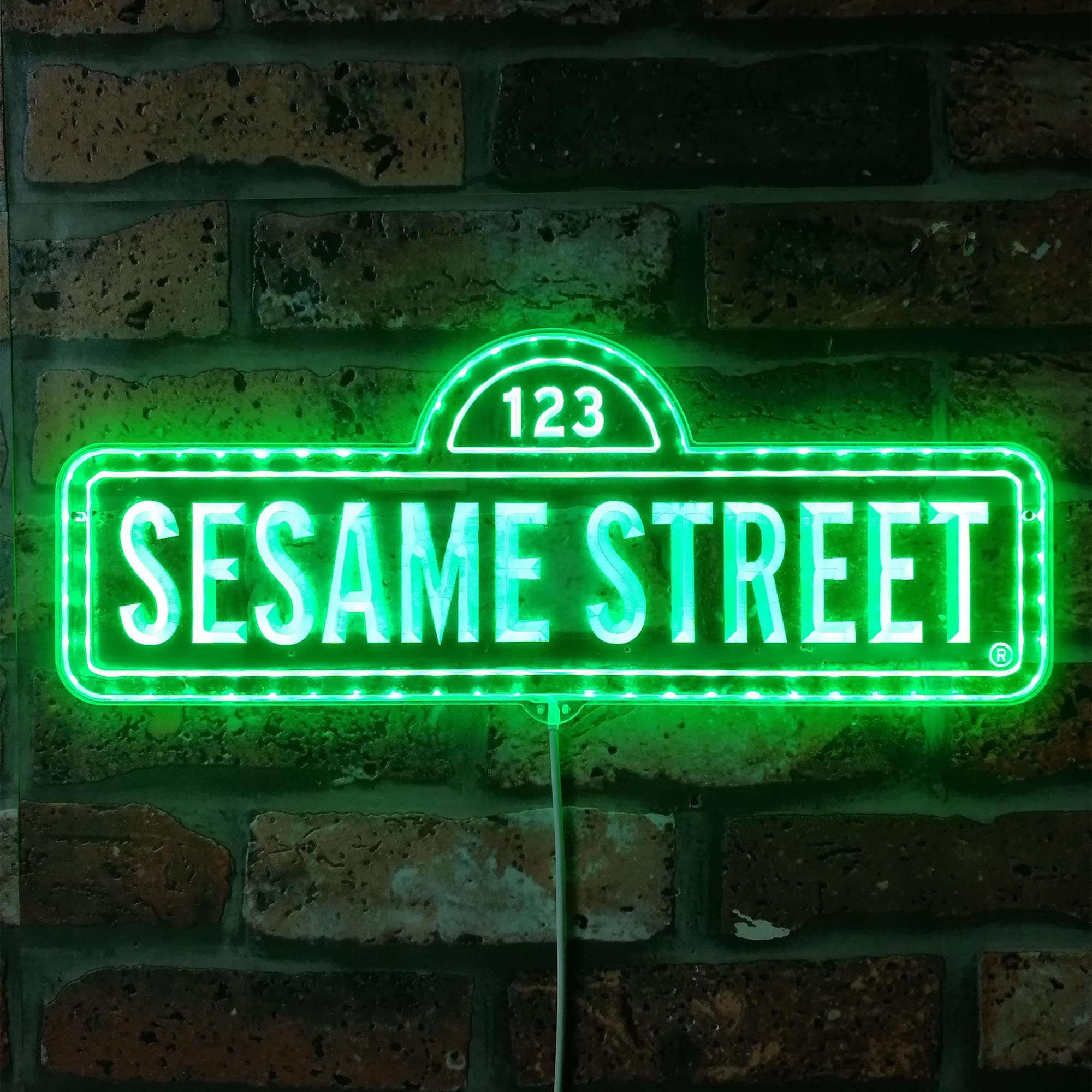 Sesame Street Dynamic RGB Edge Lit LED Sign