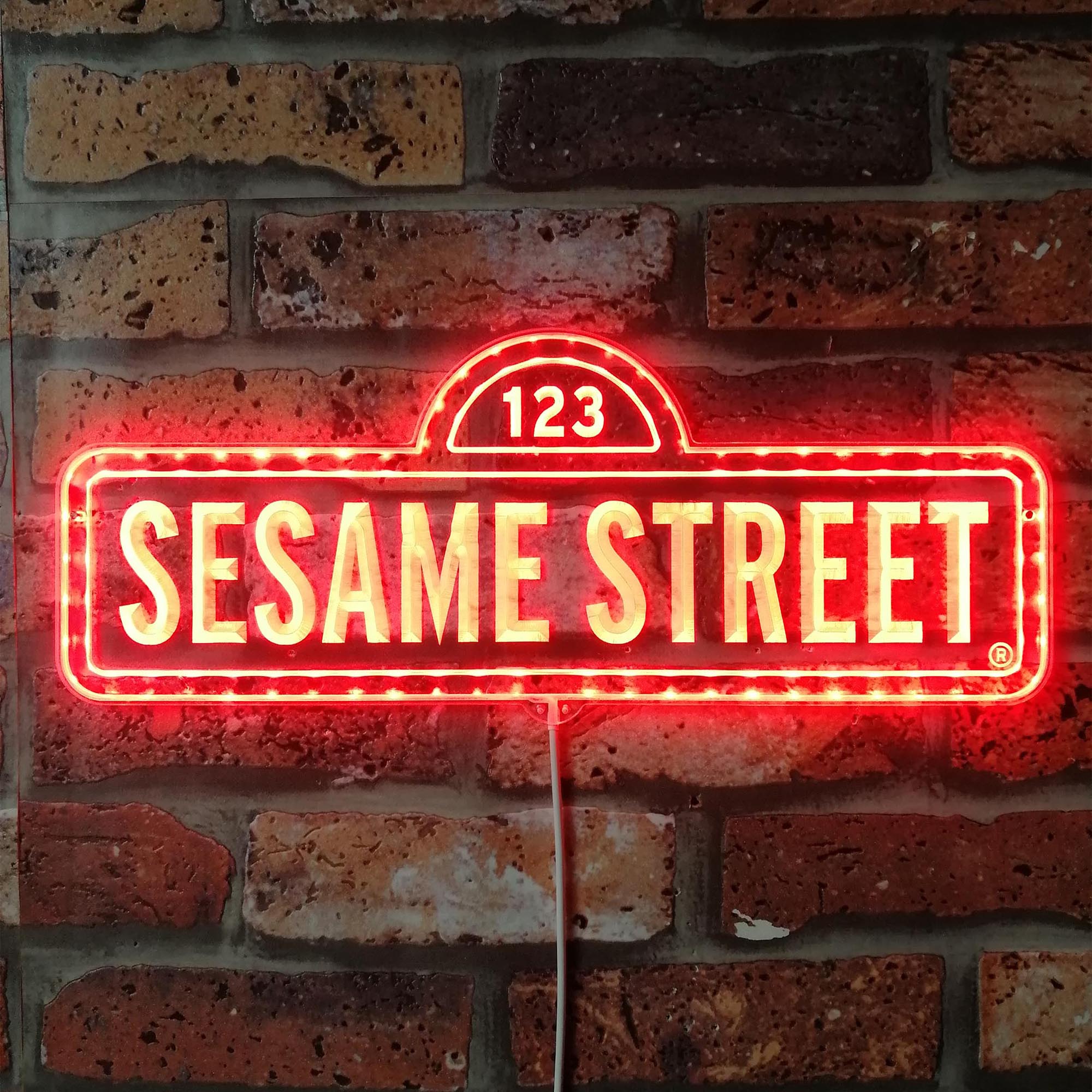 Sesame Street Dynamic RGB Edge Lit LED Sign