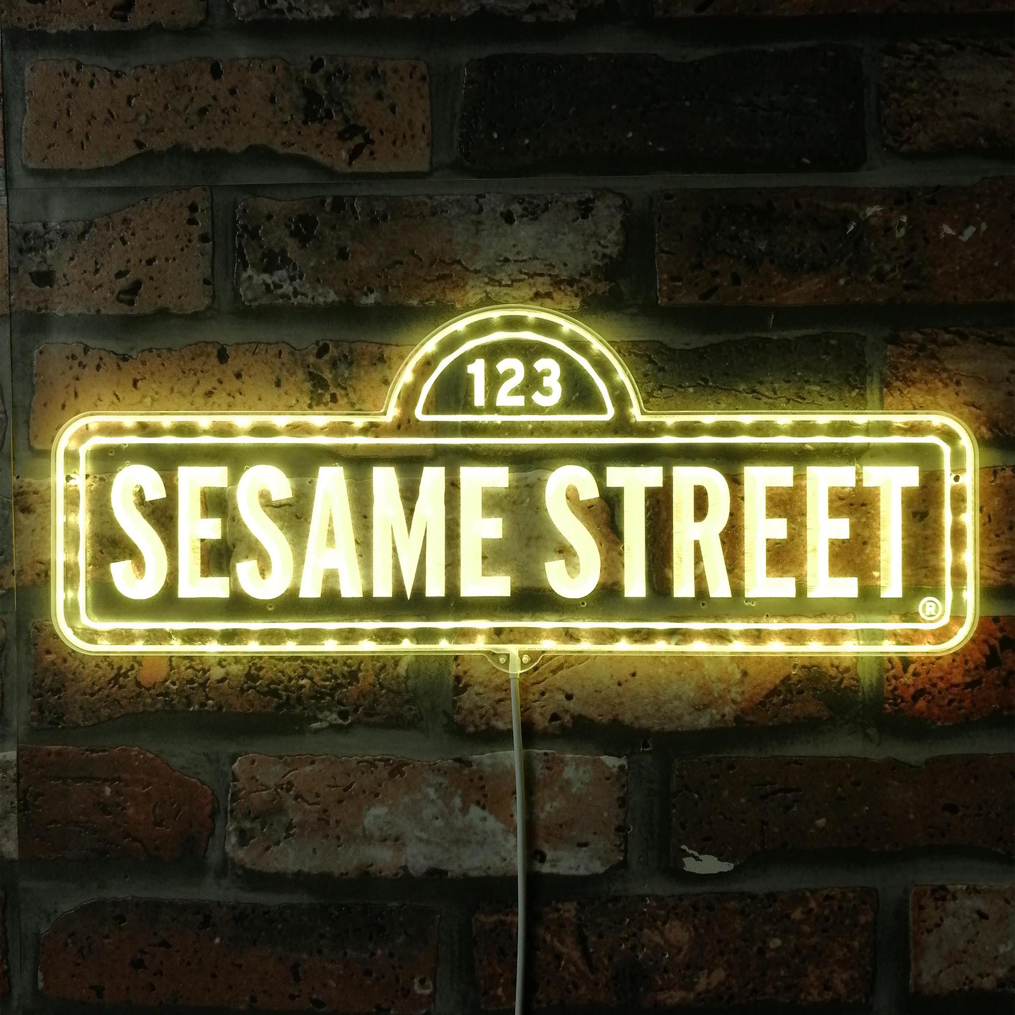 Sesame Street Dynamic RGB Edge Lit LED Sign