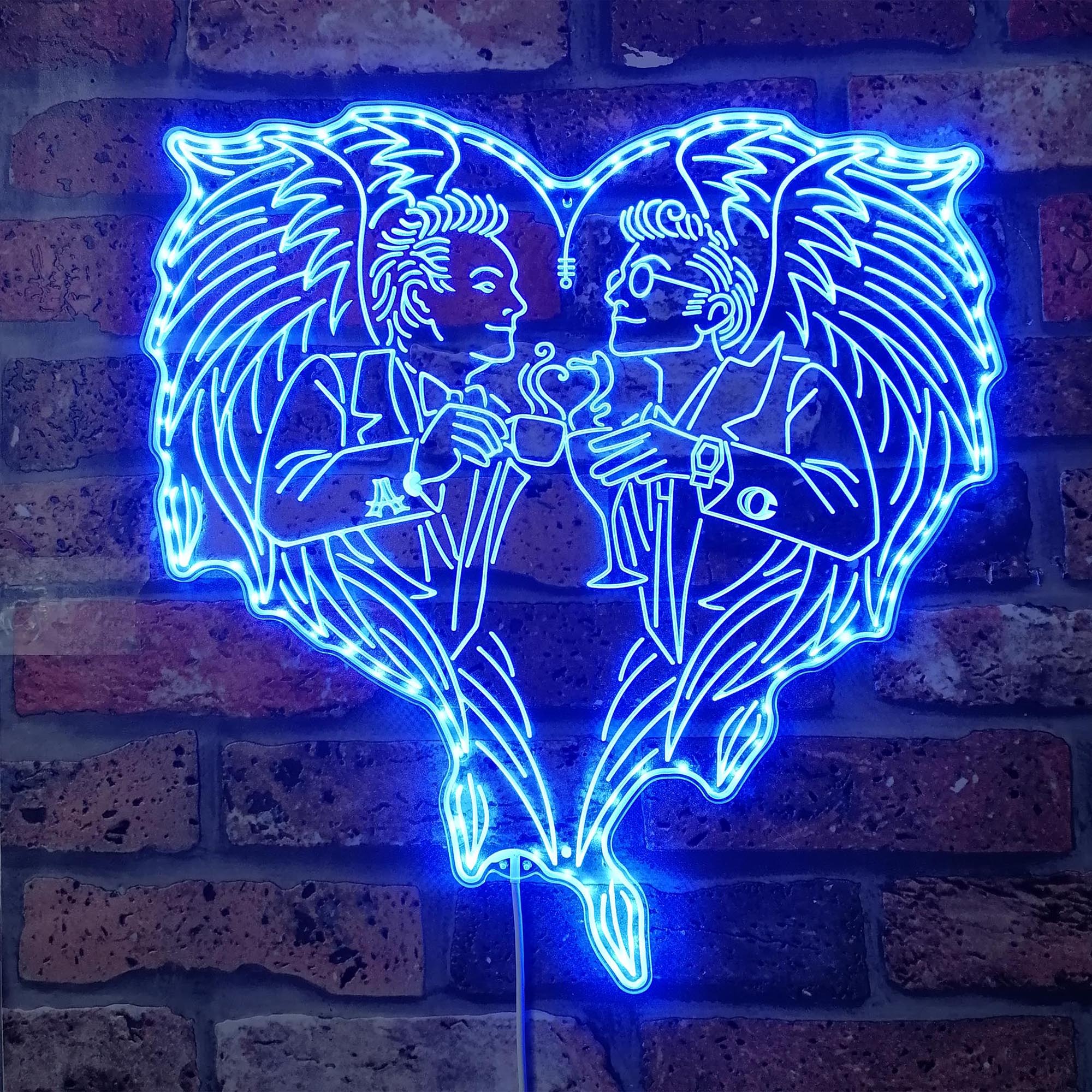 Good Omens Dynamic RGB Edge Lit LED Sign