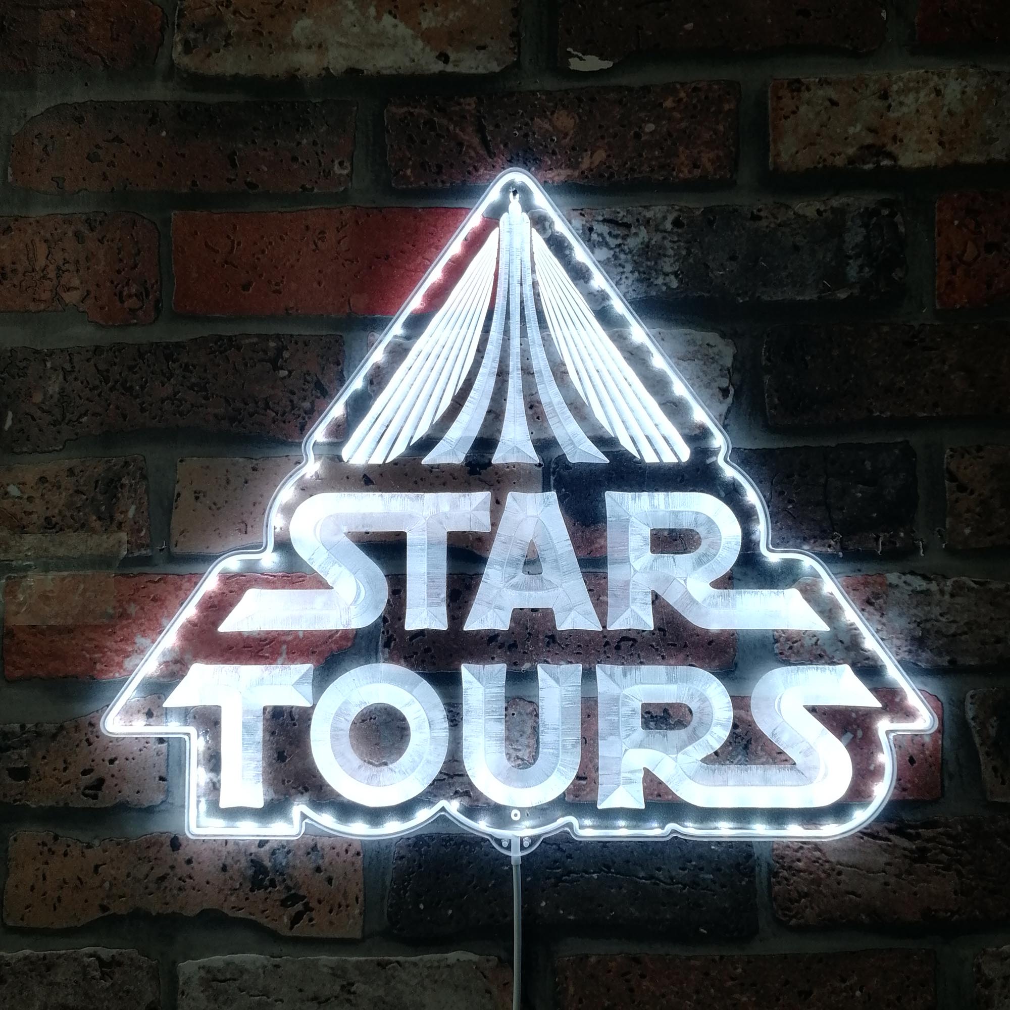 Star Tours Dynamic RGB Edge Lit LED Sign