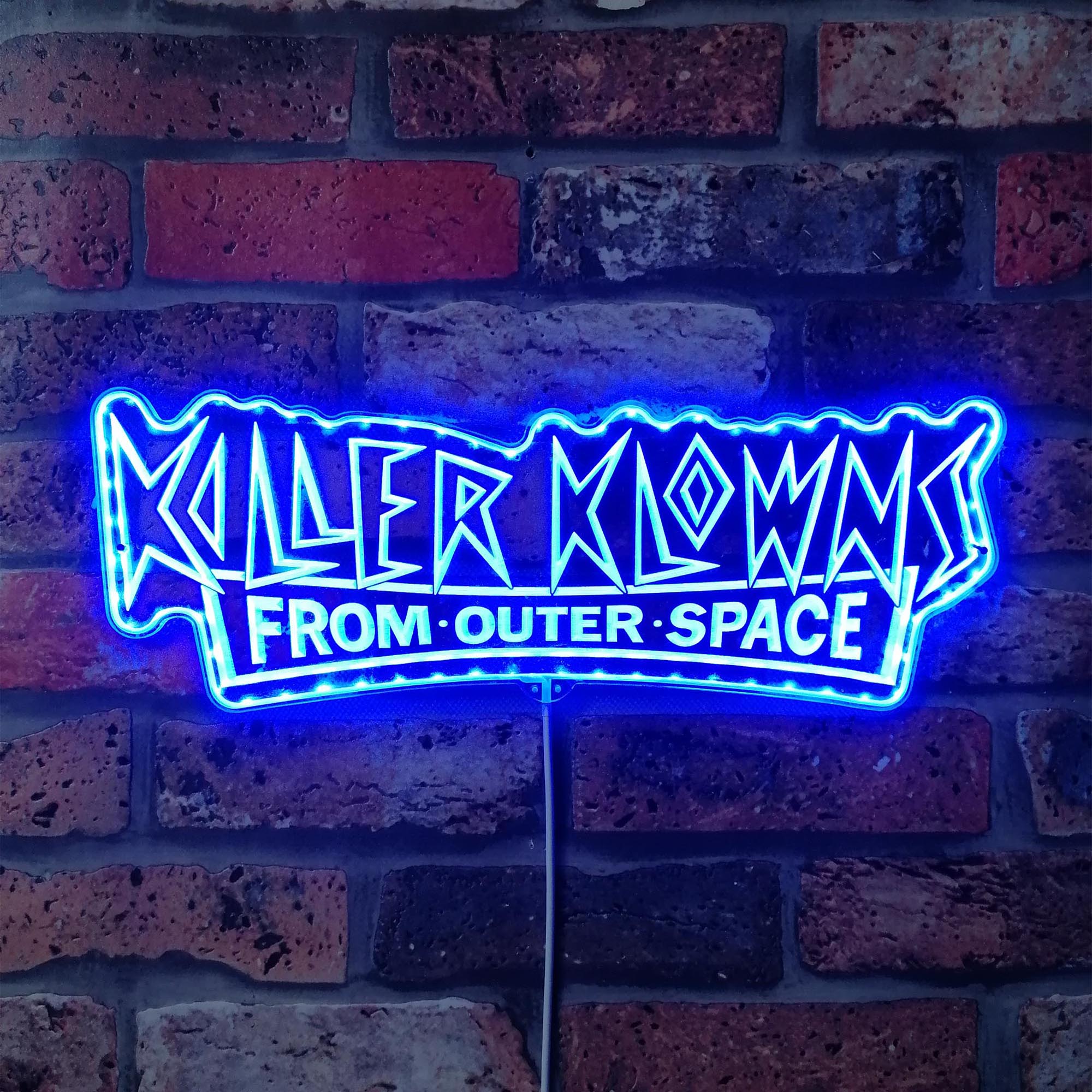 Killer Klowns Halloween Neon RGB LED Sign