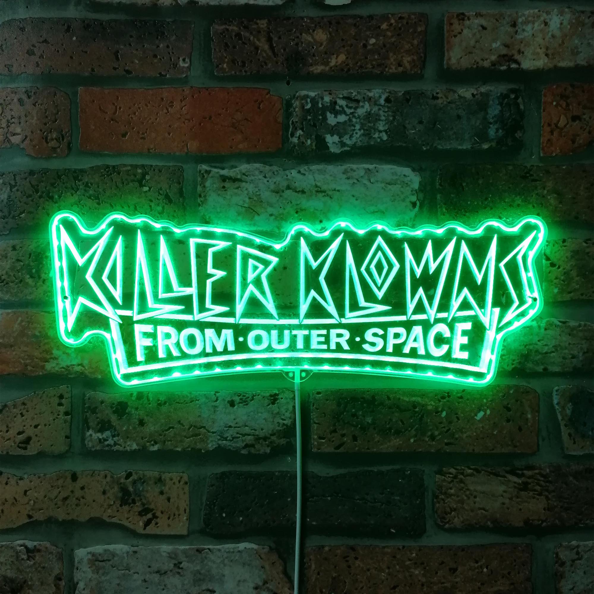 Killer Klowns Halloween Neon RGB LED Sign