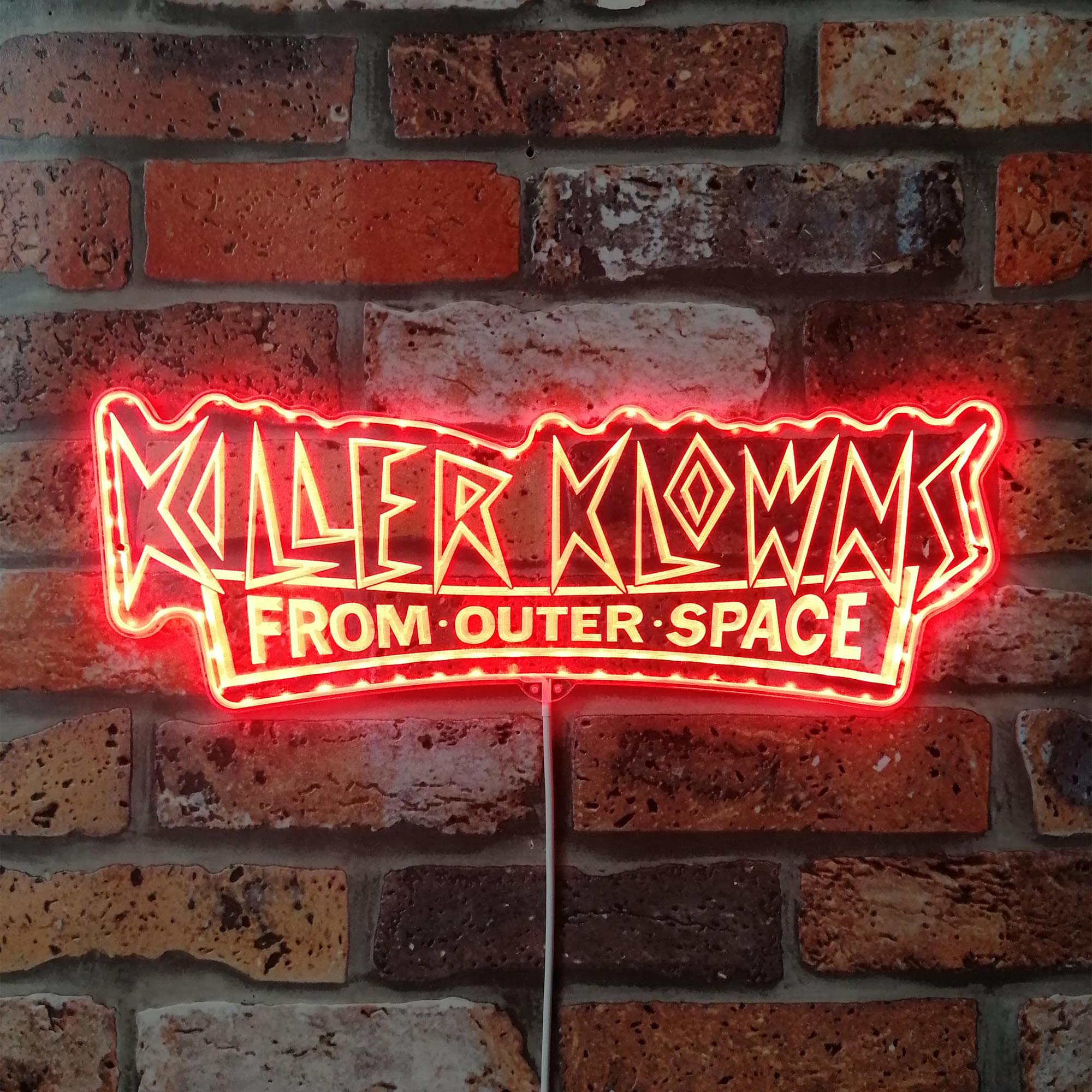 Killer Klowns Halloween Neon RGB LED Sign