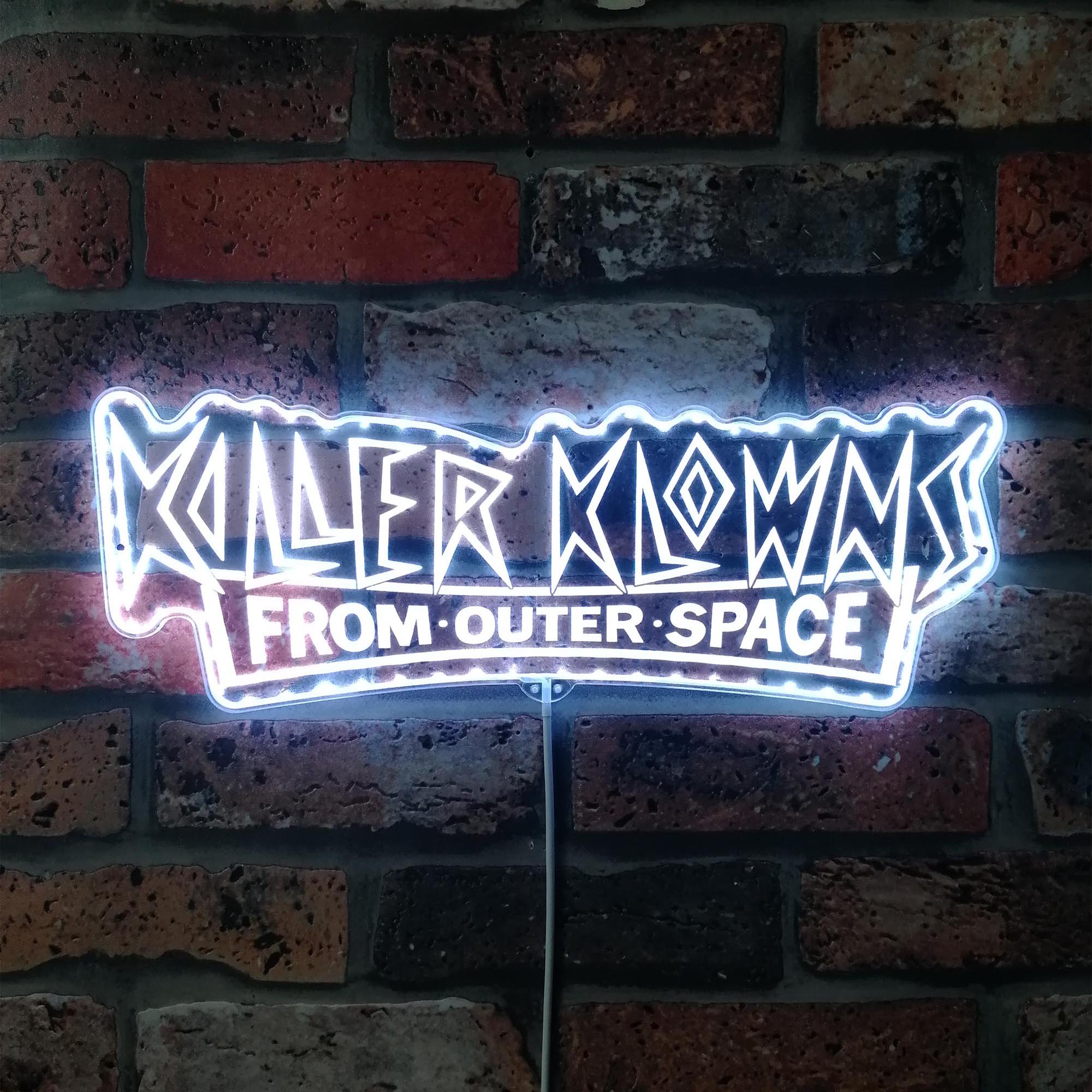 Killer Klowns Halloween Neon RGB LED Sign