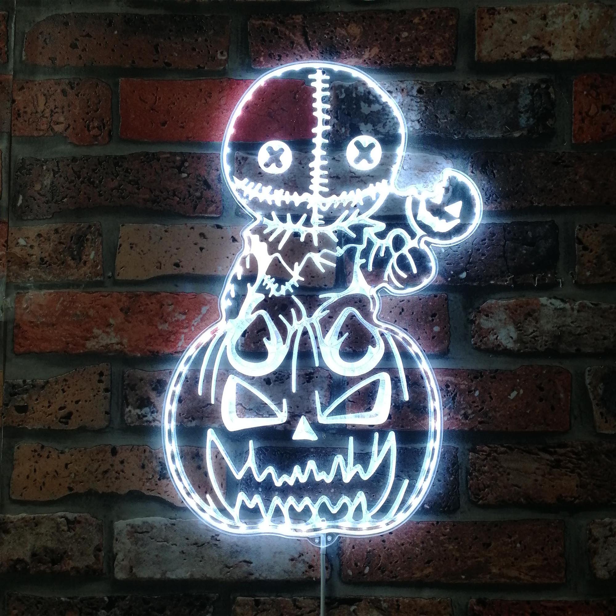 Spirit Halloween Sam Dynamic RGB Edge Lit LED Sign