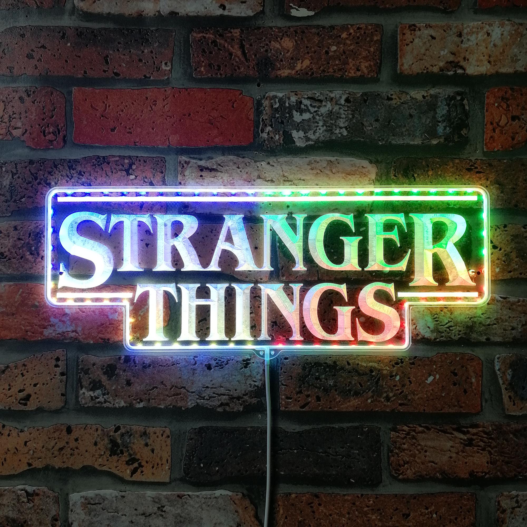 Stranger Things Dynamic RGB Edge Lit LED Sign