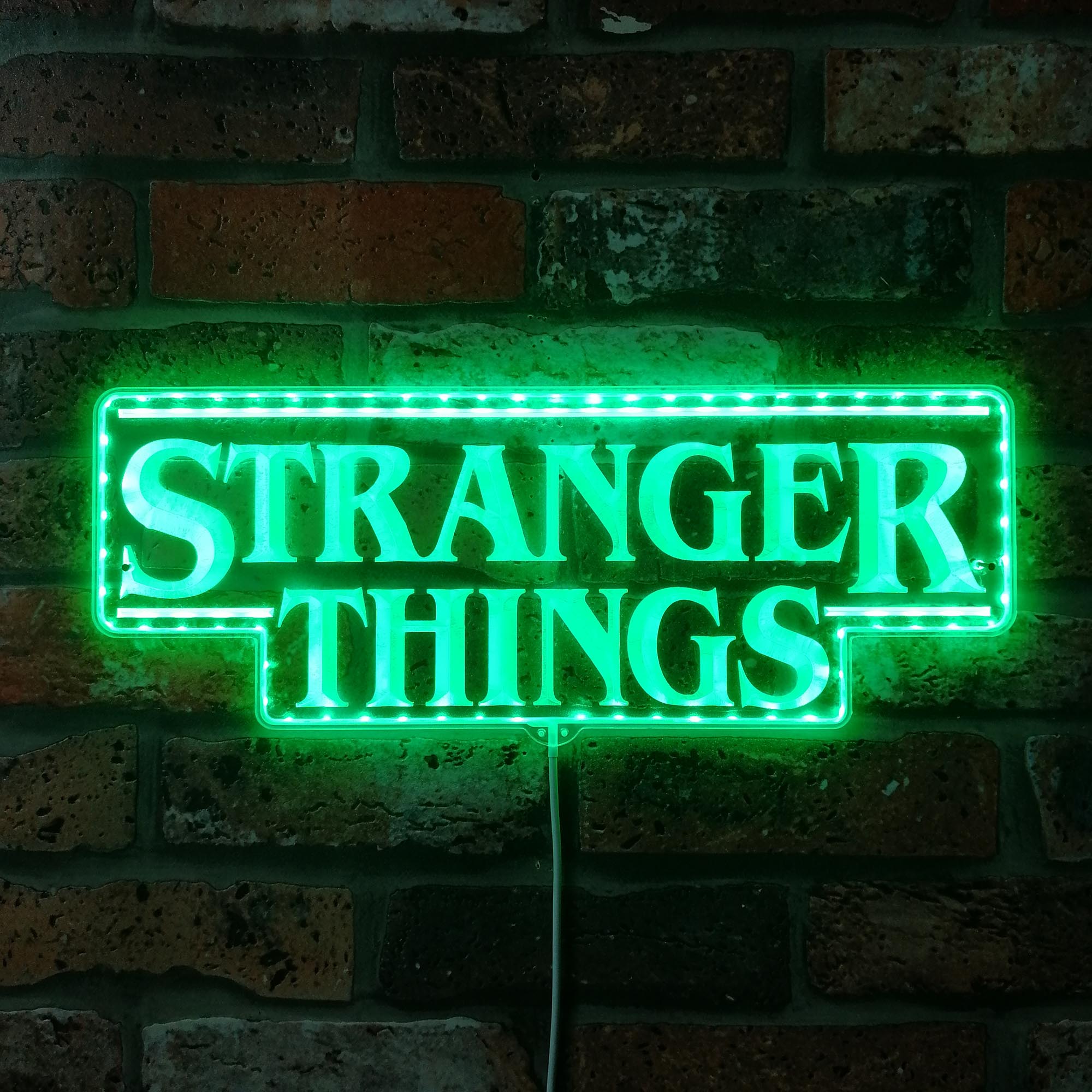 Stranger Things Dynamic RGB Edge Lit LED Sign