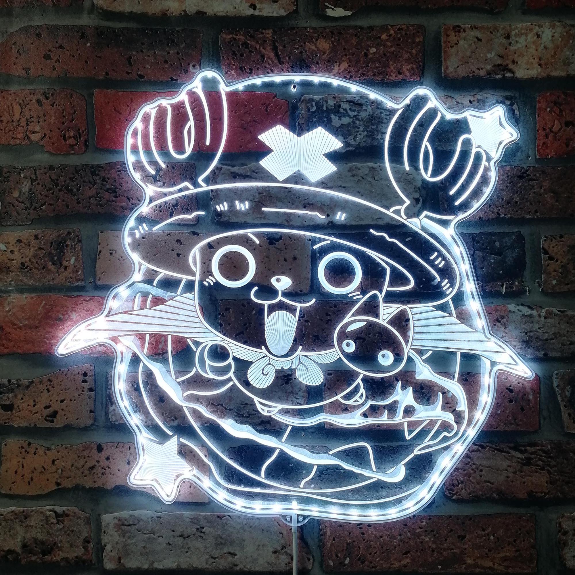 Tony Tony Chopper One Piece Dynamic RGB Edge Lit LED Sign