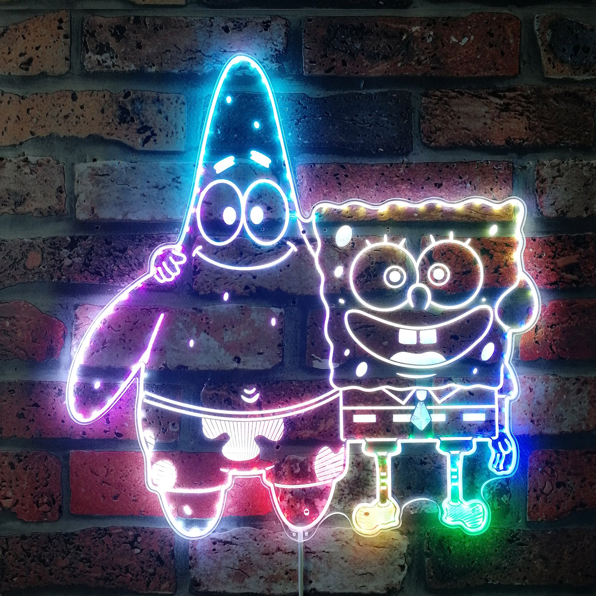 Spongebob Dynamic RGB Edge Lit LED Sign