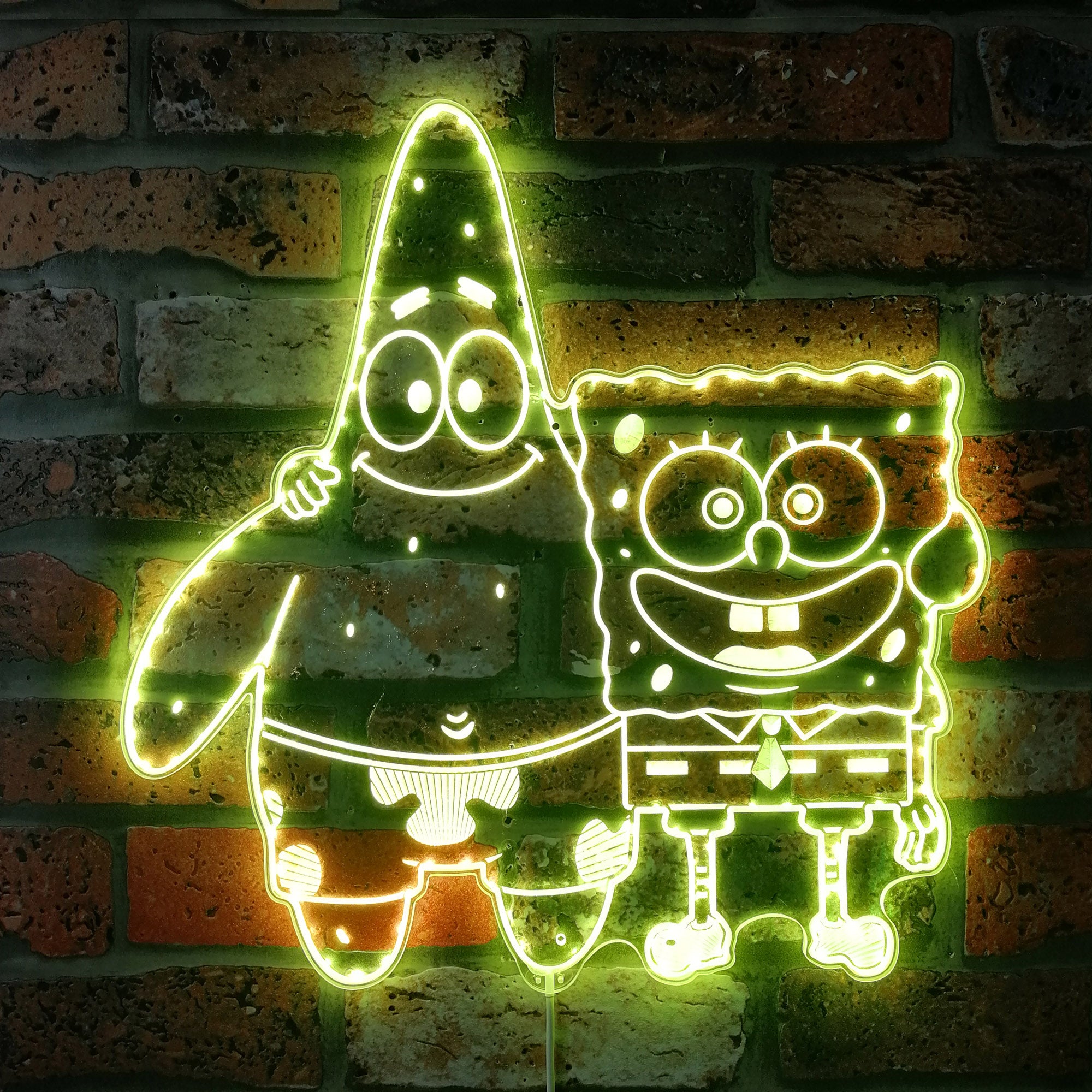 Spongebob Dynamic RGB Edge Lit LED Sign