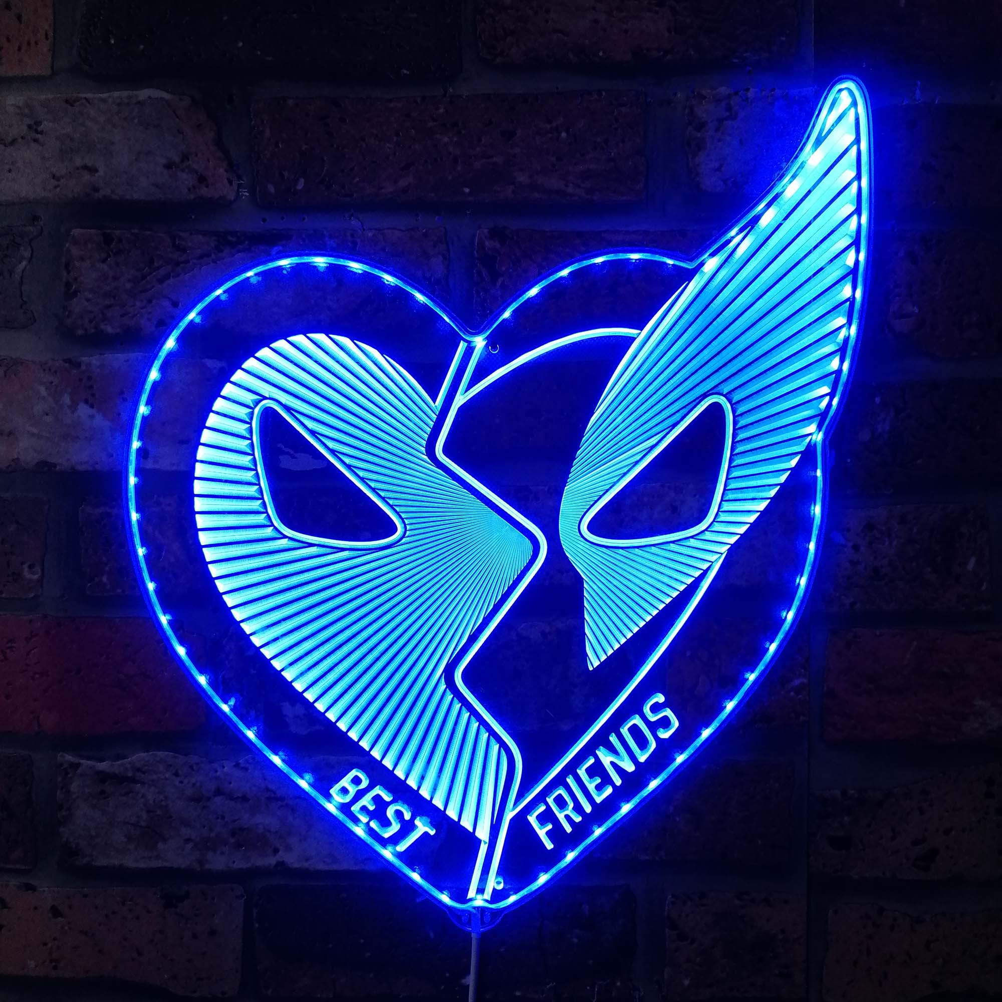 Deadpool & Wolverine Dynamic RGB Edge Lit LED Sign