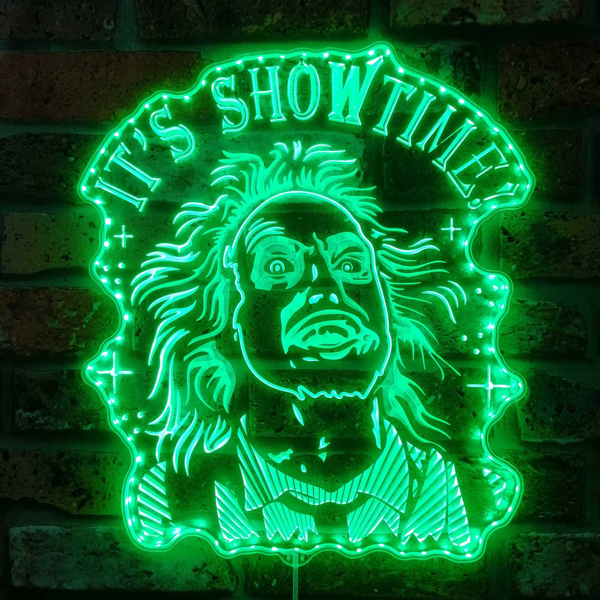 Beetlejuice Dynamic RGB Edge Lit LED Sign