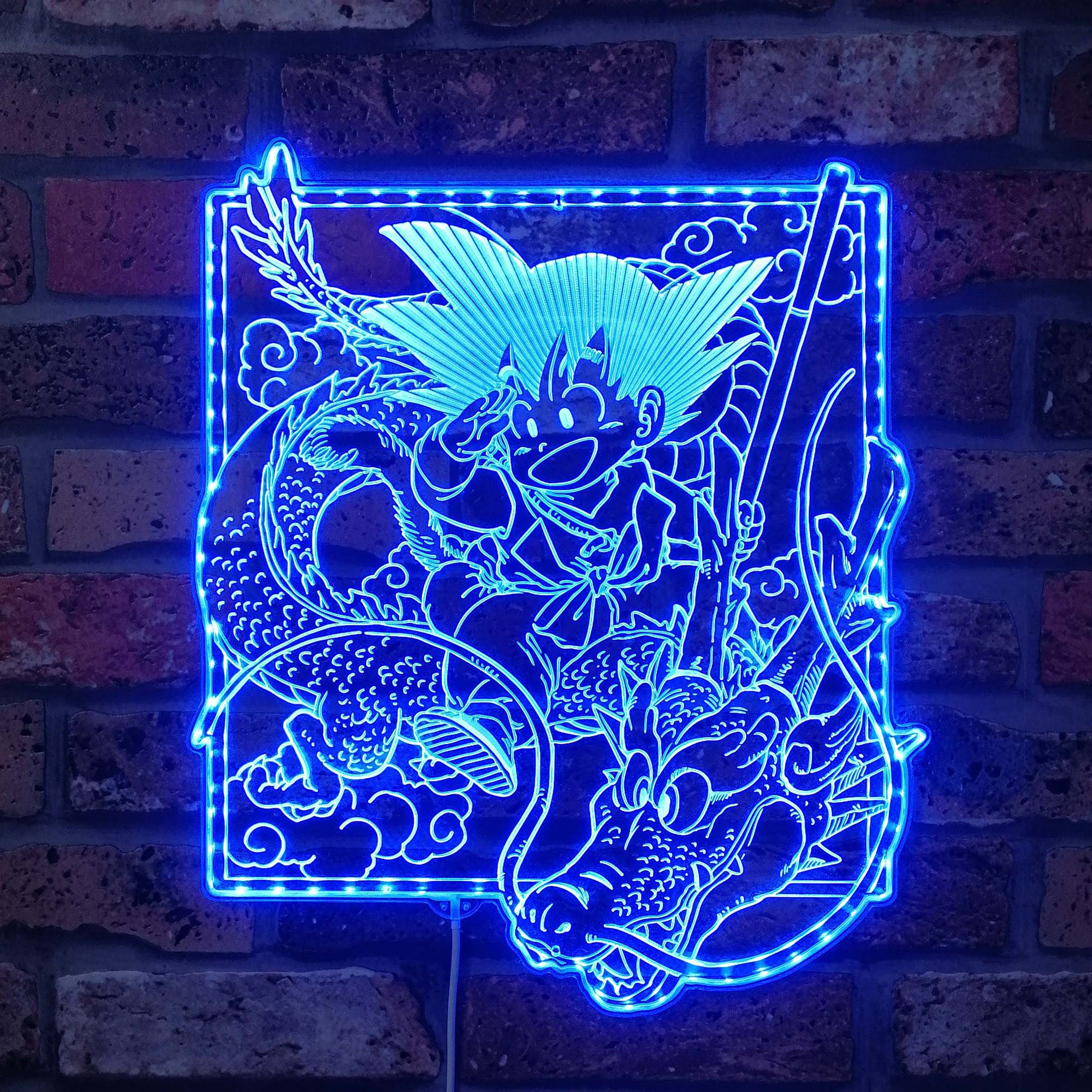 Dragon Ball Dynamic RGB Edge Lit LED Sign