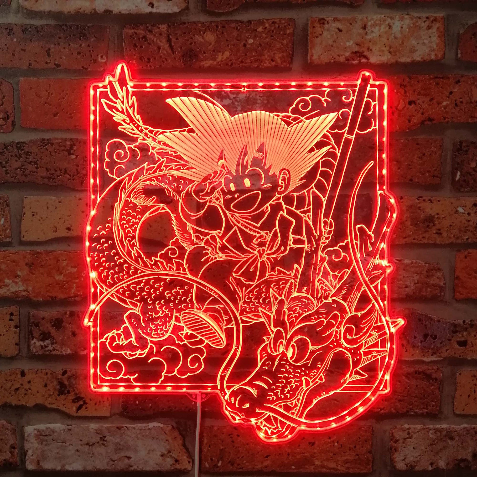 Dragon Ball Dynamic RGB Edge Lit LED Sign