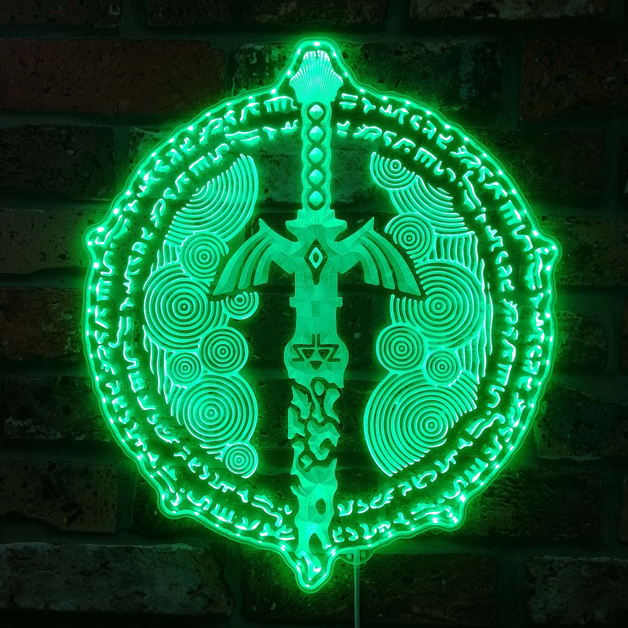 Legend of Zelda Sword Dynamic RGB Edge Lit LED Sign