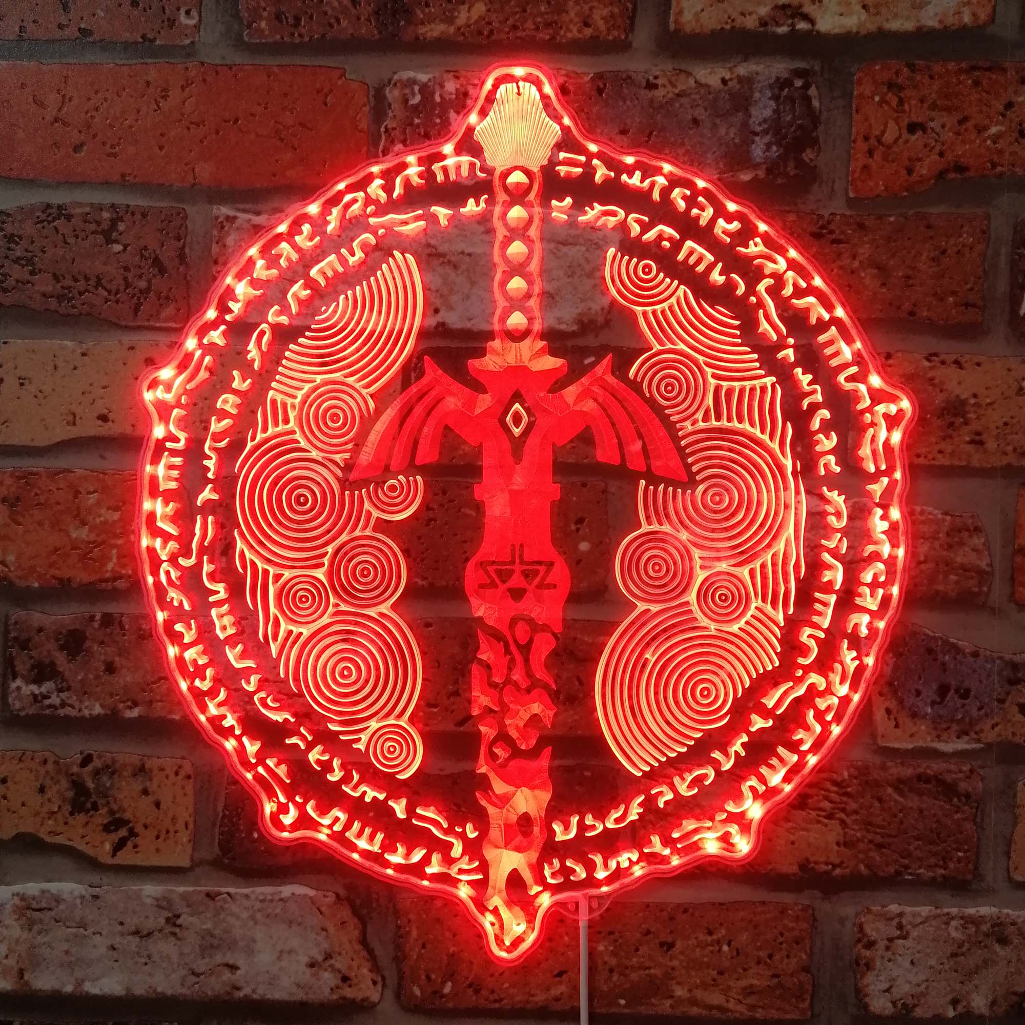 Legend of Zelda Sword Dynamic RGB Edge Lit LED Sign