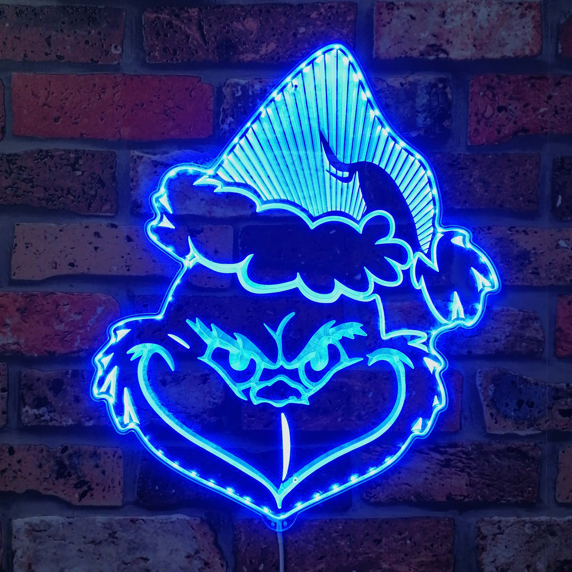 Grinch Dynamic RGB Edge Lit LED Sign