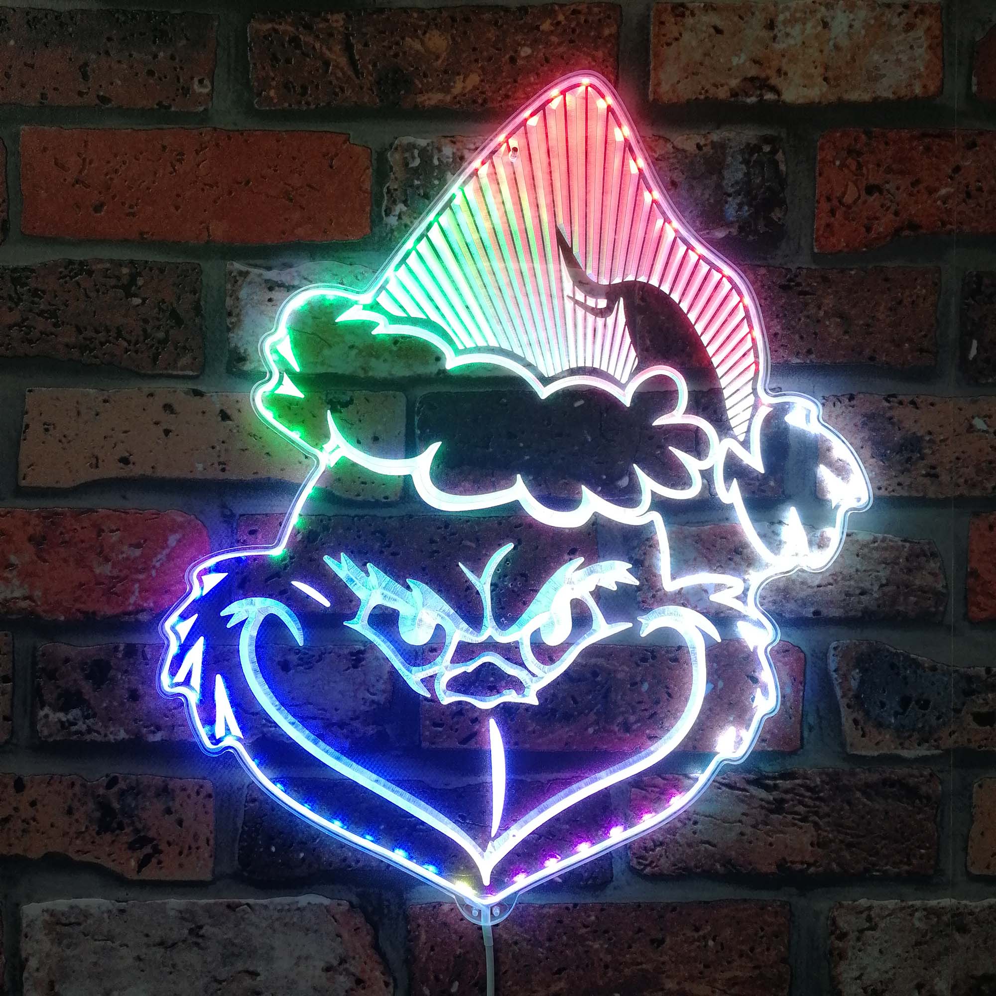 Grinch Dynamic RGB Edge Lit LED Sign