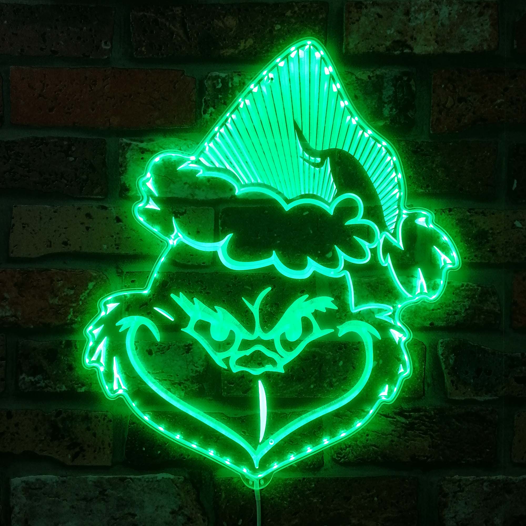 Grinch Dynamic RGB Edge Lit LED Sign