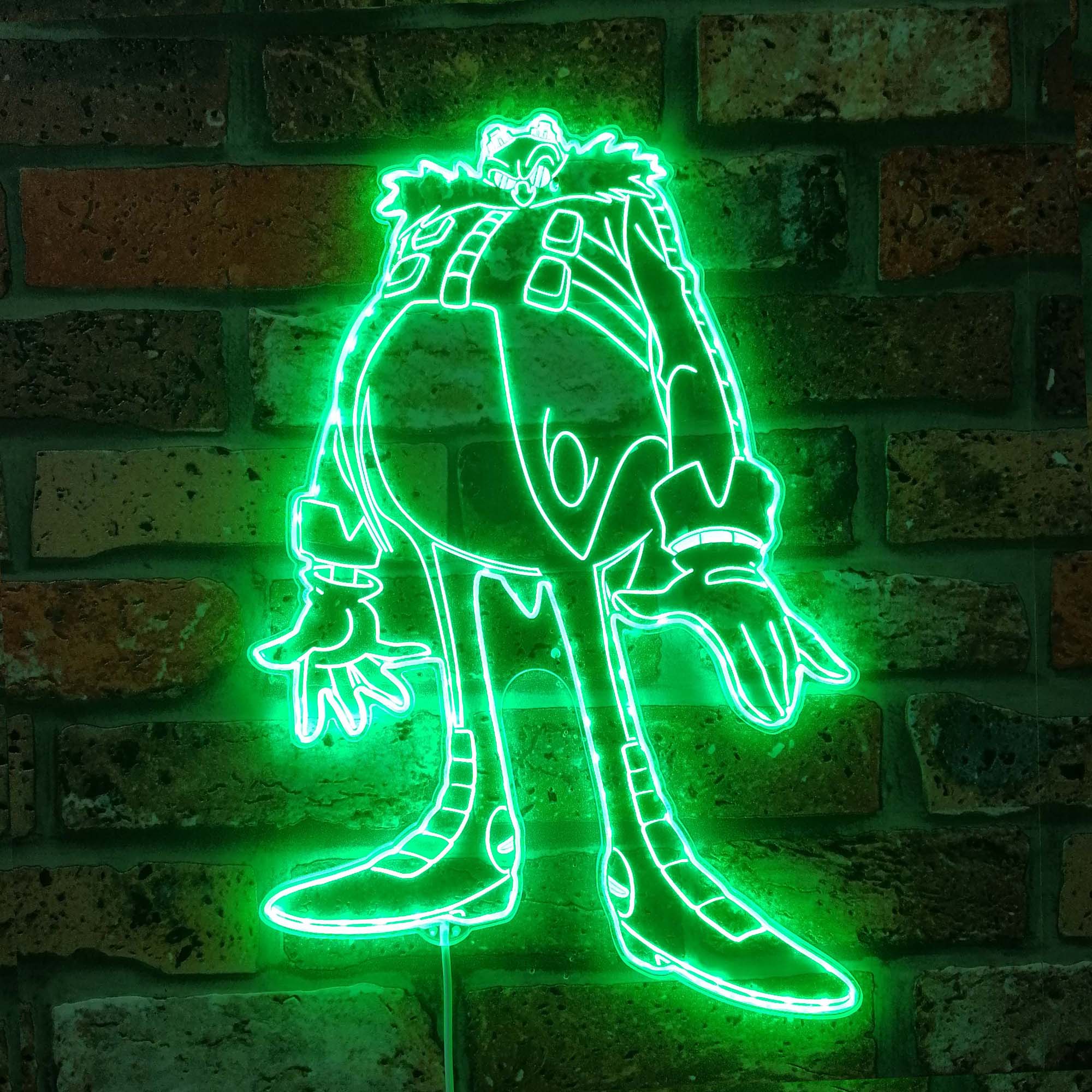 Sonic Dr Eggman Dynamic RGB Edge Lit LED Sign