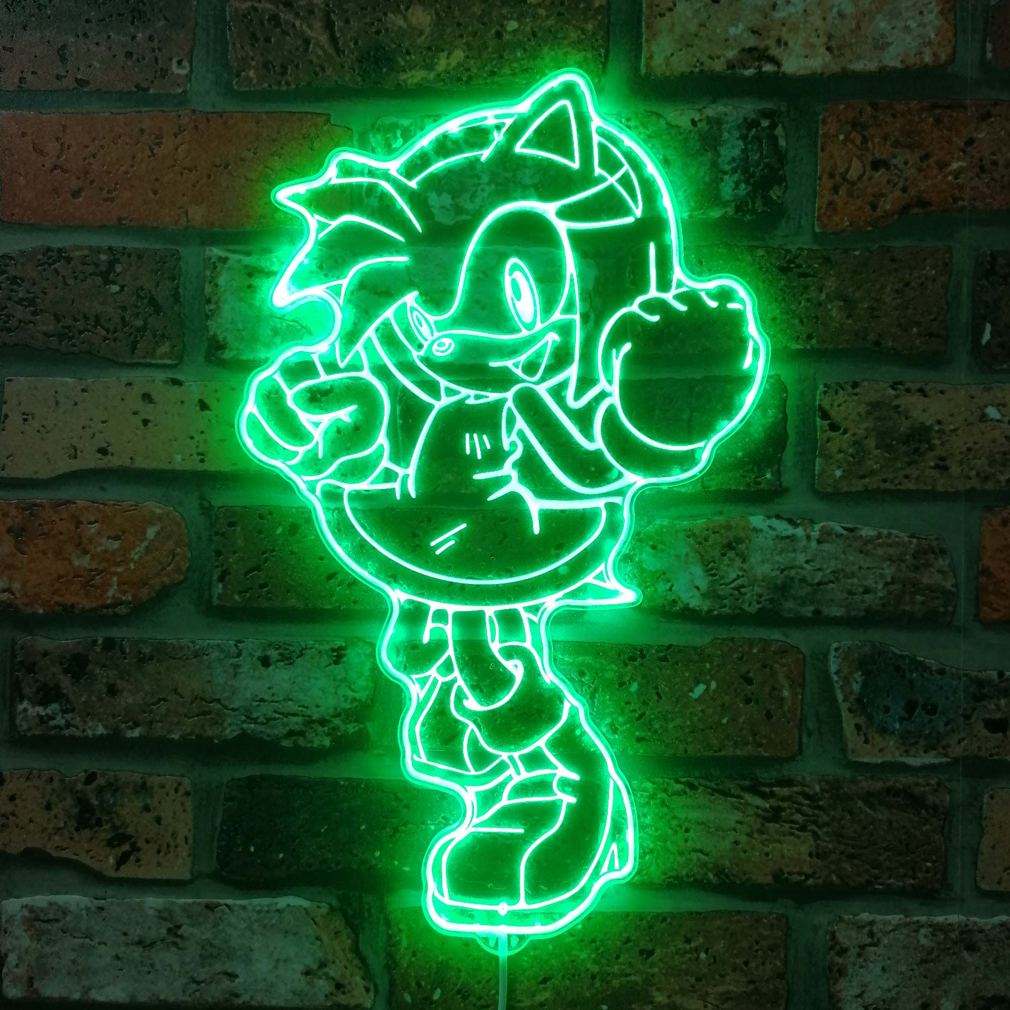 Sonic Amy Rose Dynamic RGB Edge Lit LED Sign