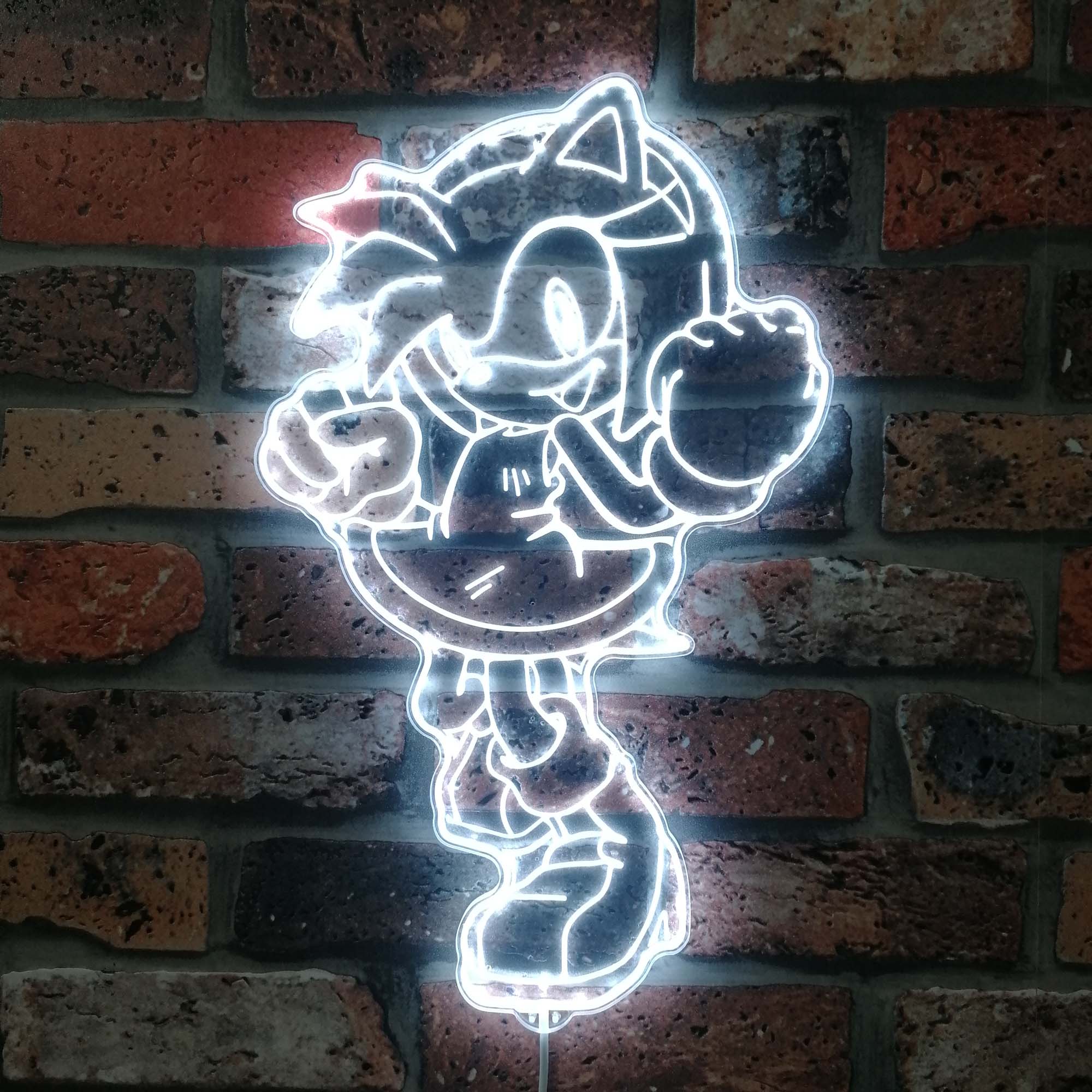 Sonic Amy Rose Dynamic RGB Edge Lit LED Sign