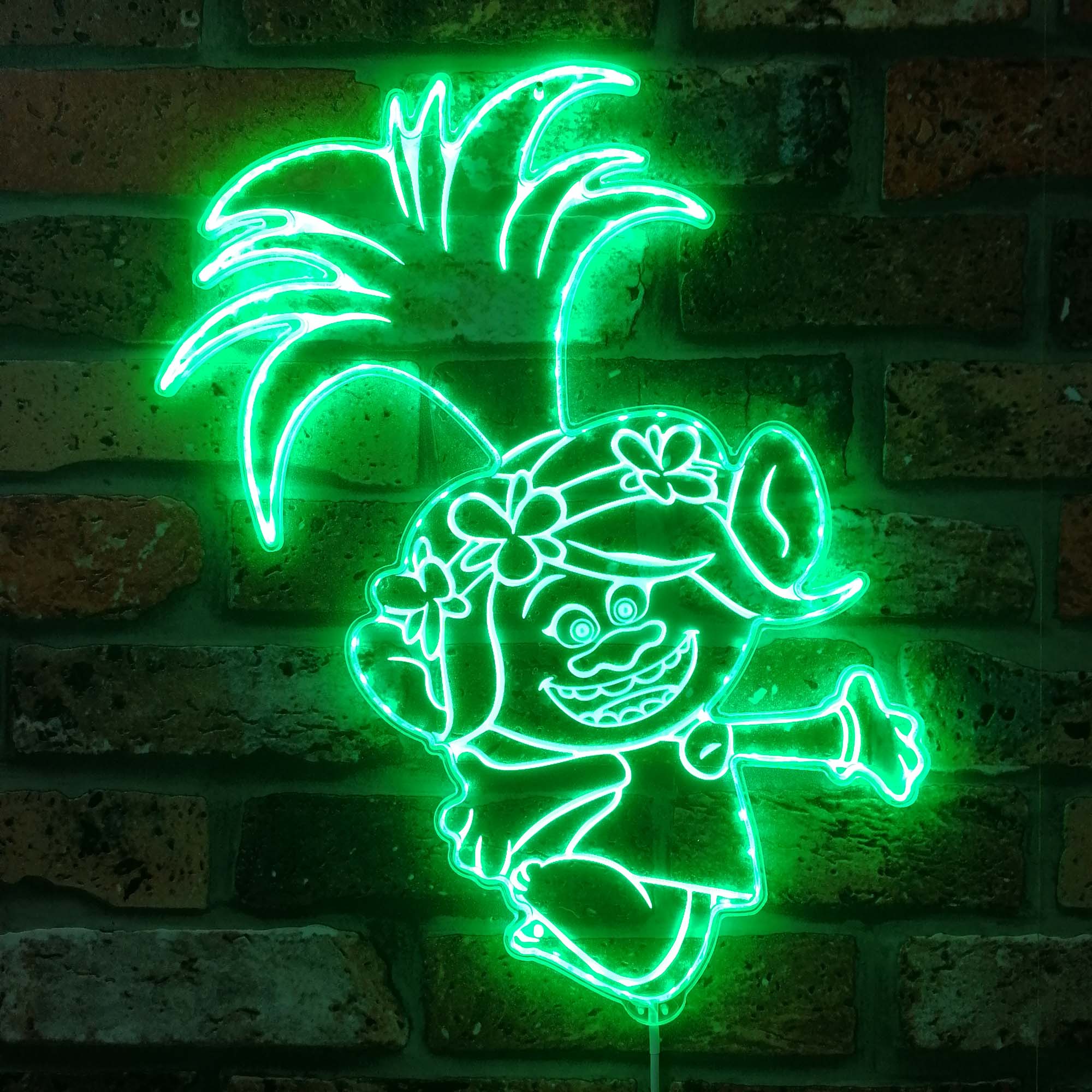 Trolls Dynamic RGB Edge Lit LED Sign