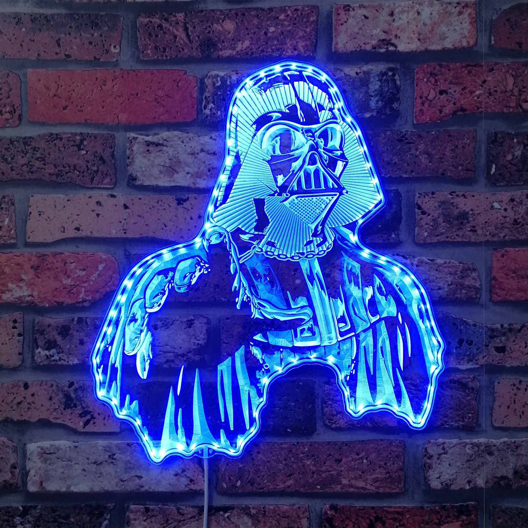 Darth Vader Dynamic RGB Edge Lit LED Sign