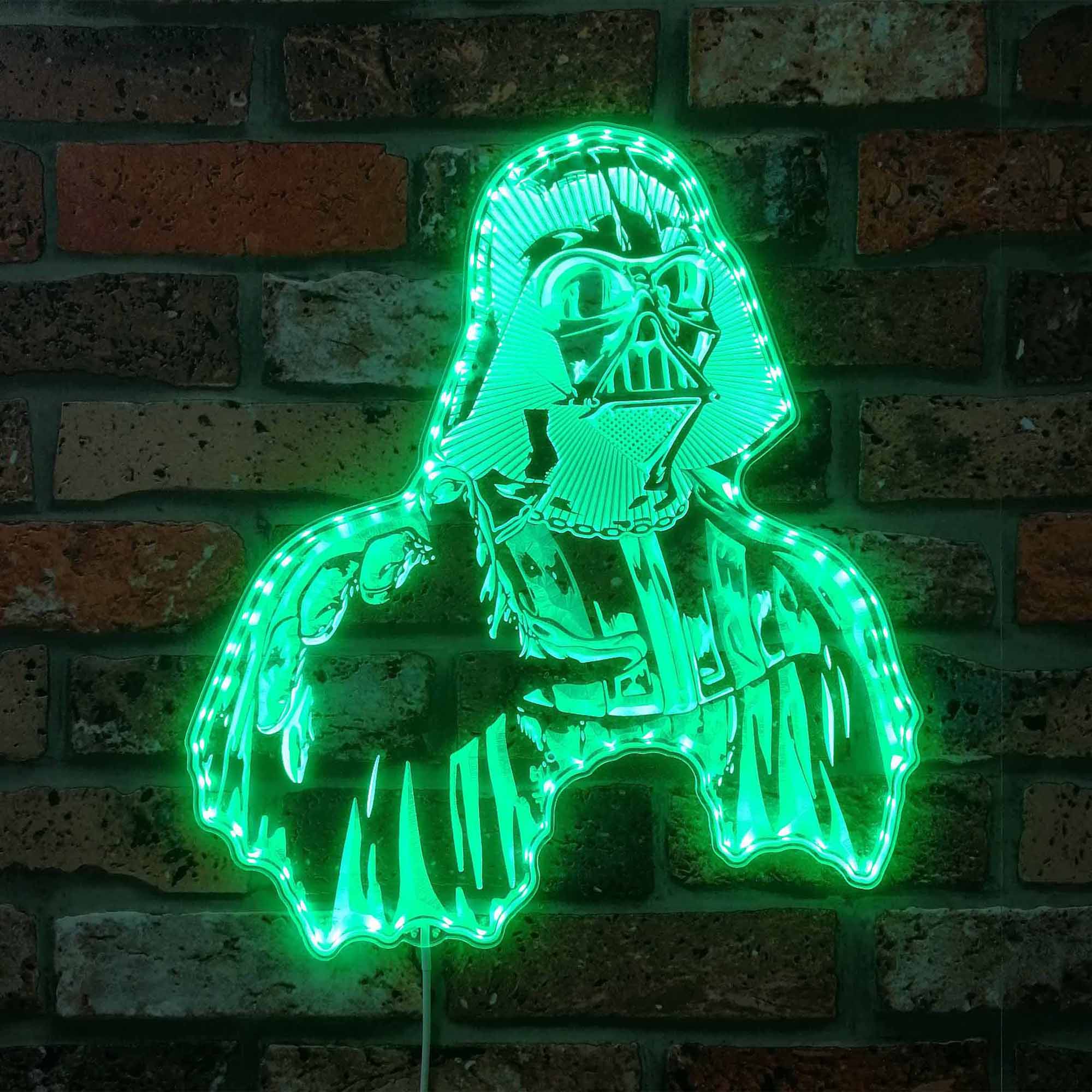 Darth Vader Dynamic RGB Edge Lit LED Sign