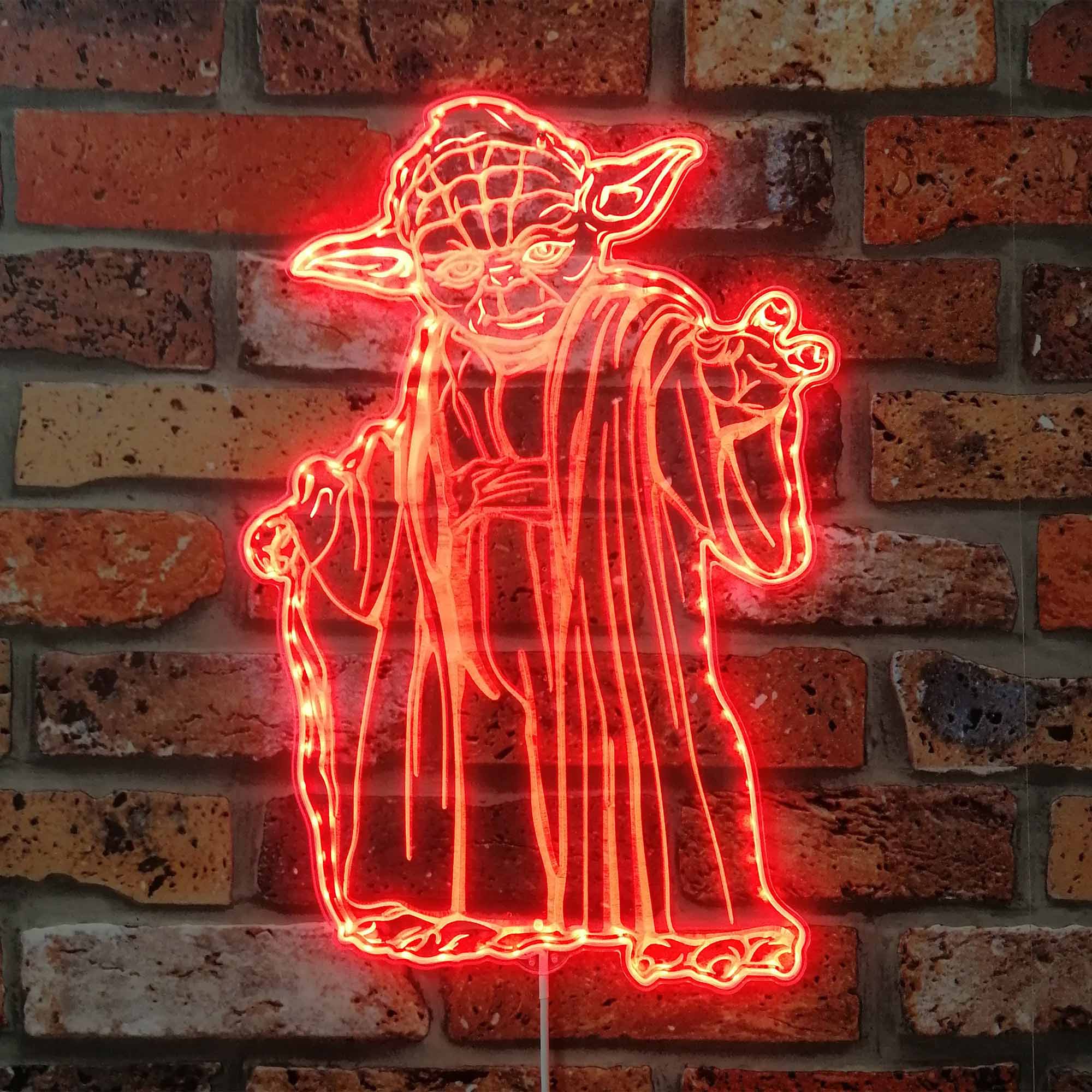 Star Wars Yoda Dynamic RGB Edge Lit LED Sign