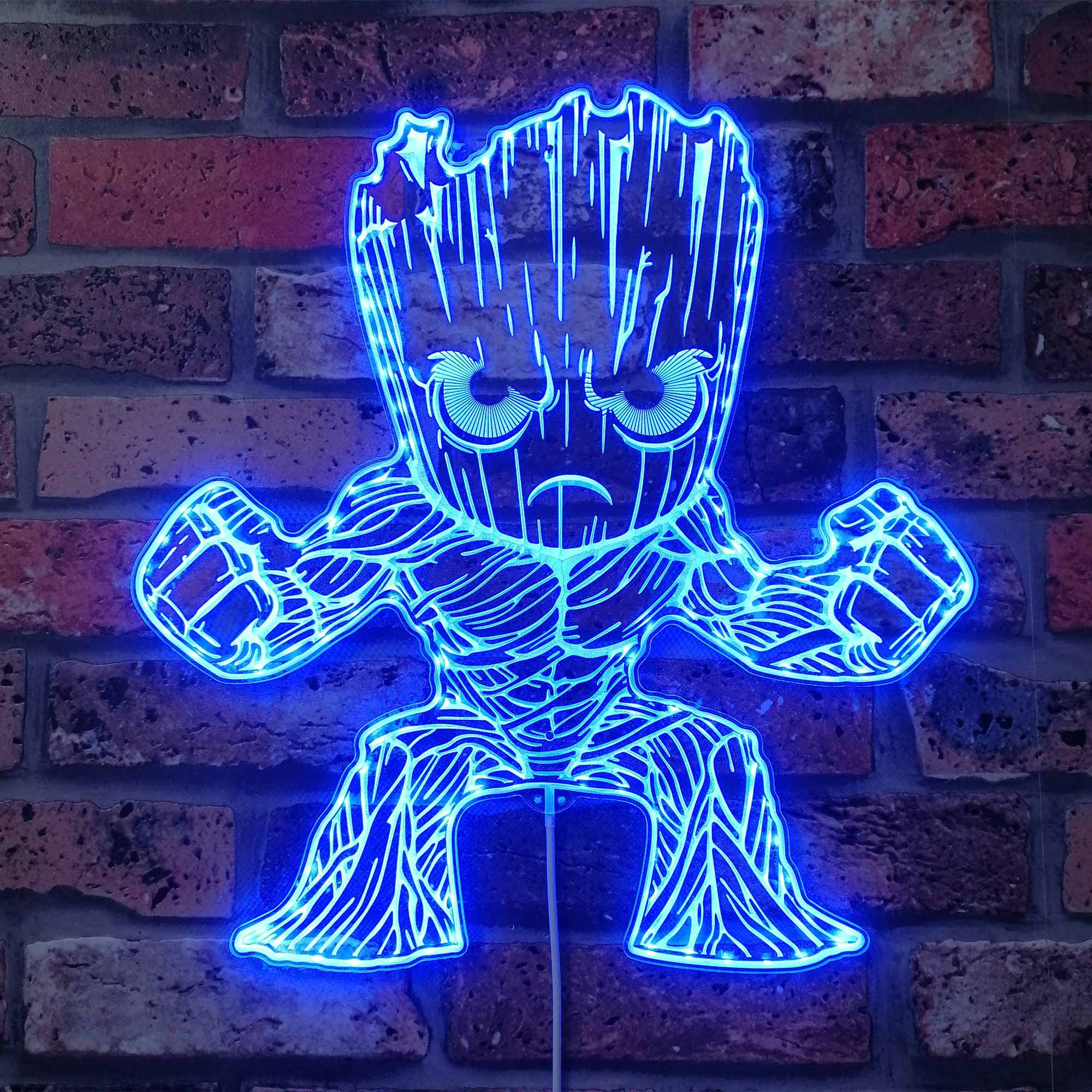 Groot Dynamic RGB Edge Lit LED Sign