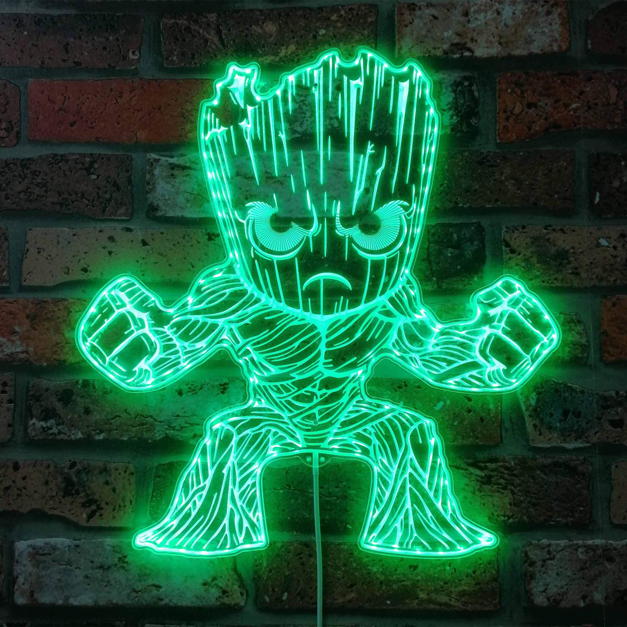 Groot Dynamic RGB Edge Lit LED Sign