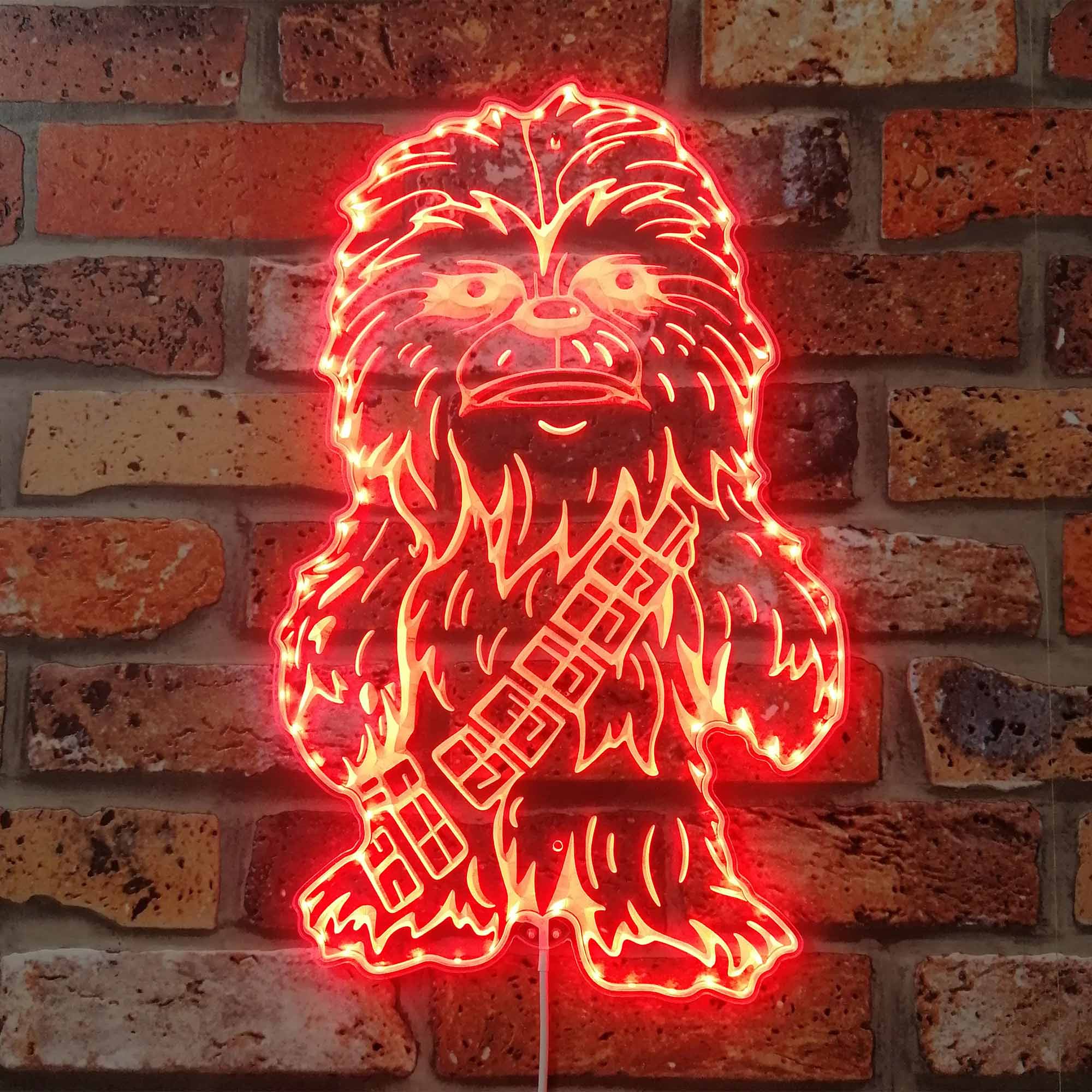 Star Wars Chewbacca Dynamic RGB Edge Lit LED Sign