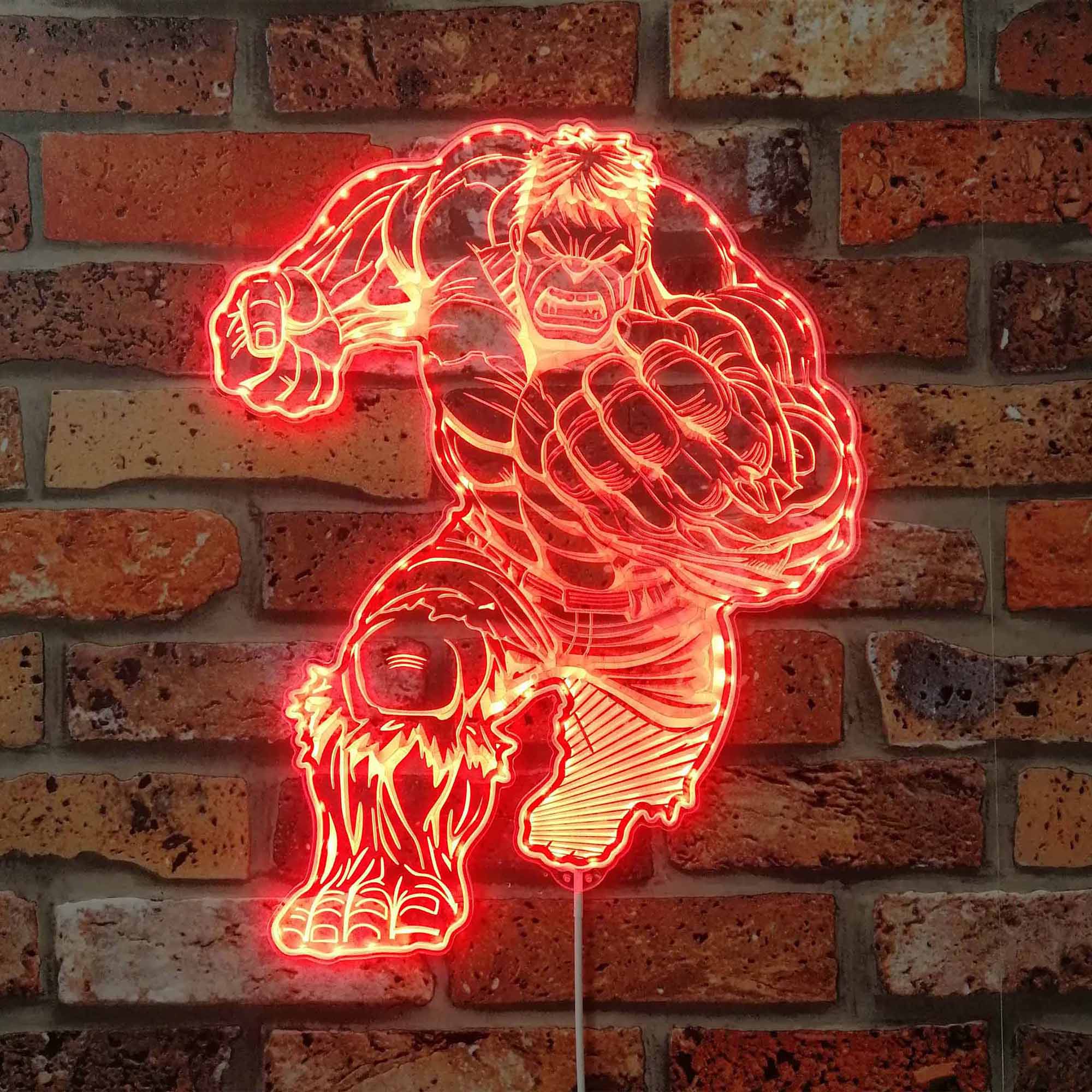 Hulk Marvels Dynamic RGB Edge Lit LED Sign