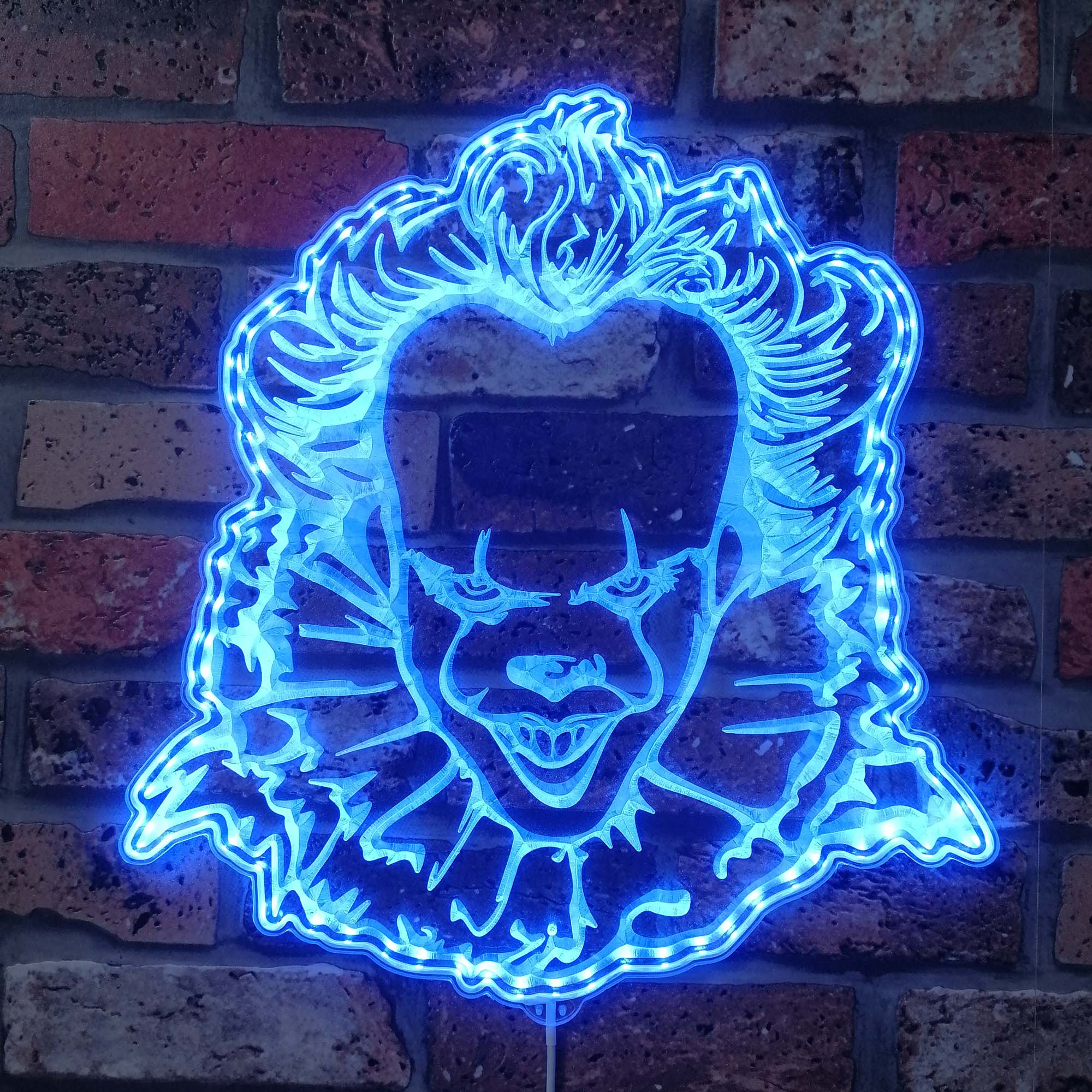 IT Pennywise Dynamic RGB Edge Lit LED Sign