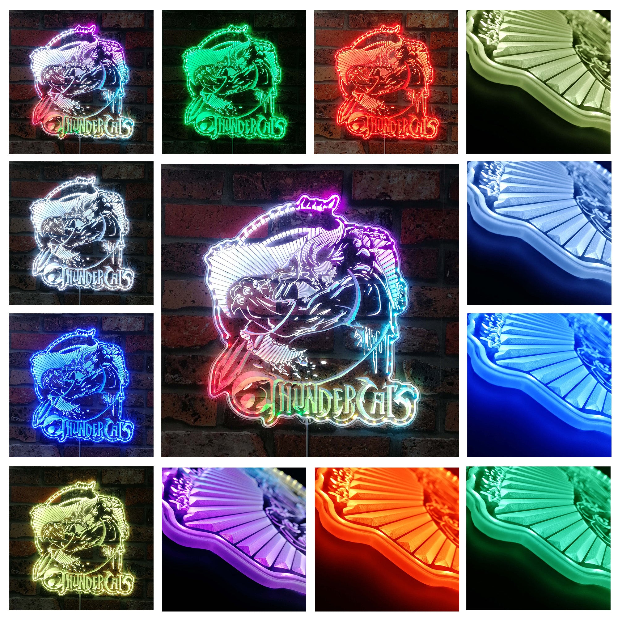 ThunderCats Dynamic RGB Edge Lit LED Sign