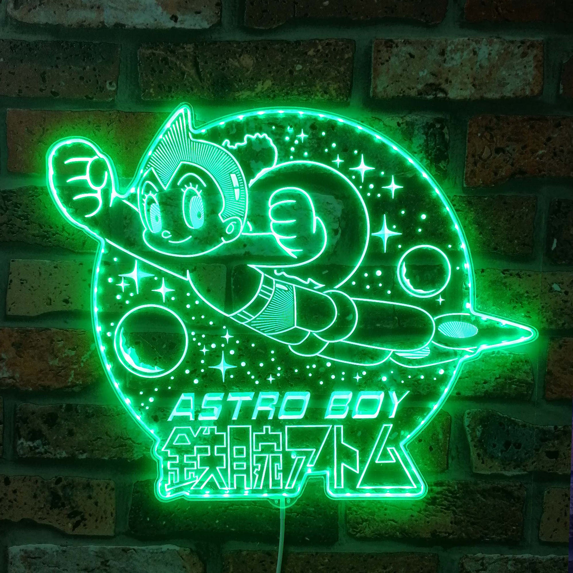 Astro Boy Dynamic RGB Edge Lit LED Sign