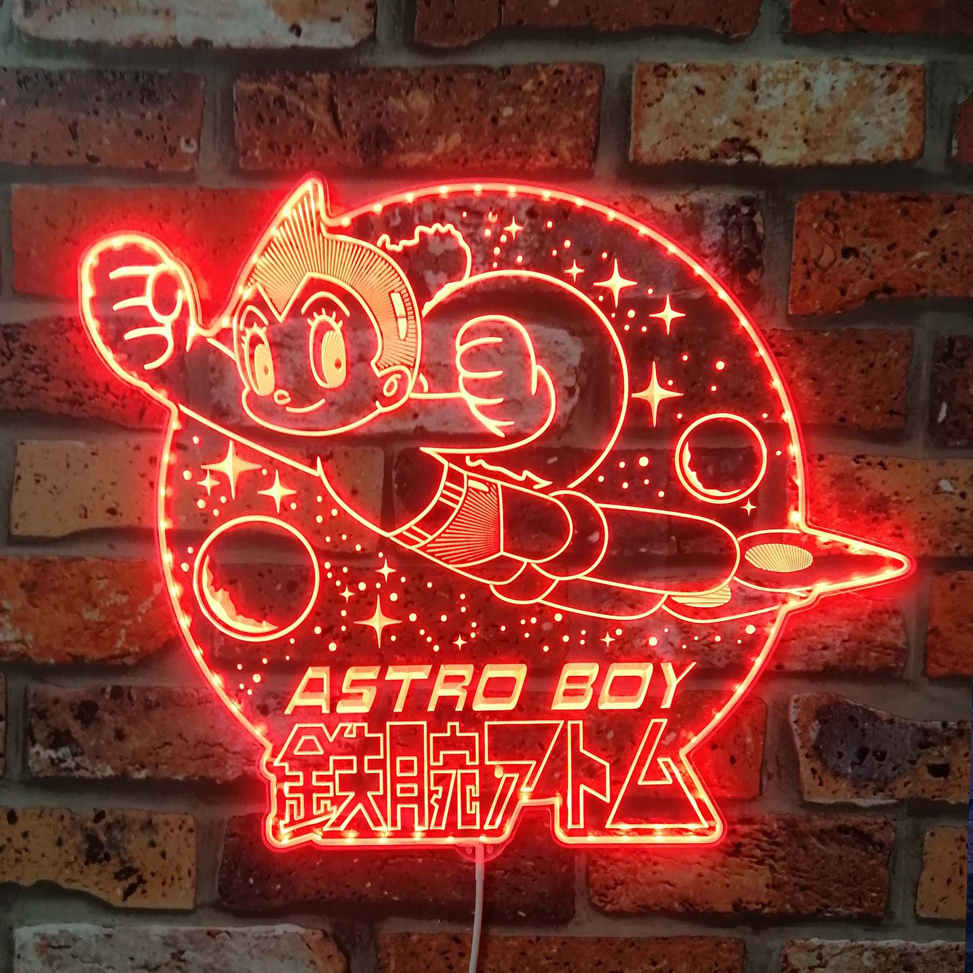 Astro Boy Dynamic RGB Edge Lit LED Sign