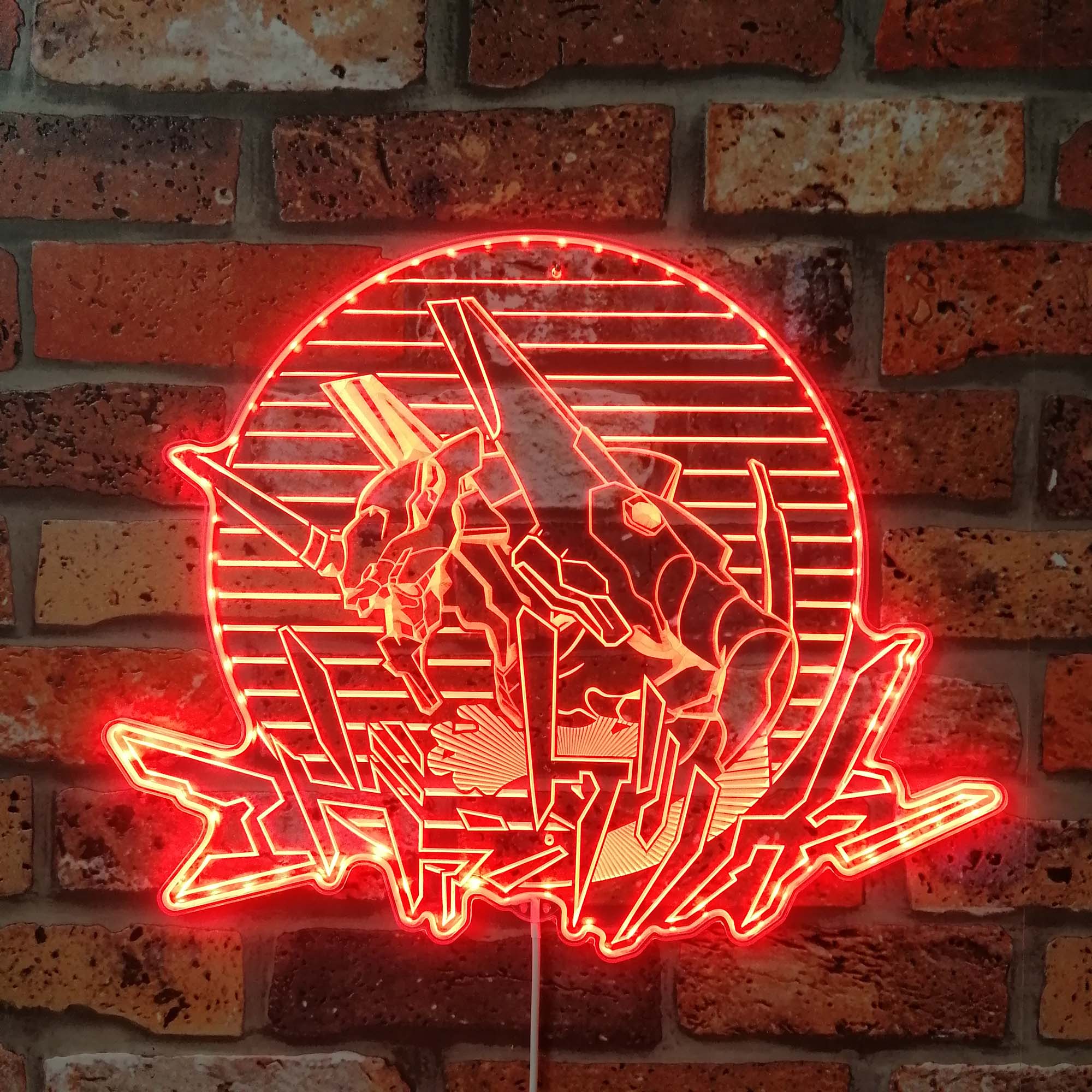 Evangelion Unit-01 Dynamic RGB Edge Lit LED Sign