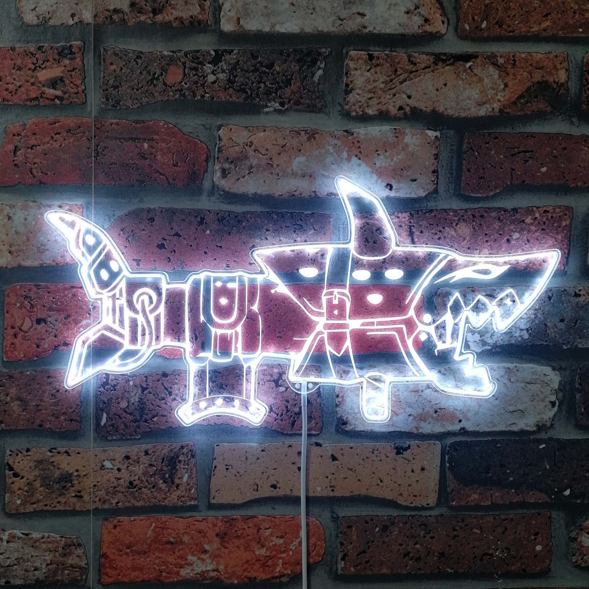 Jinx Arcane Fishbones Neon RGB Edge Lit LED Sign