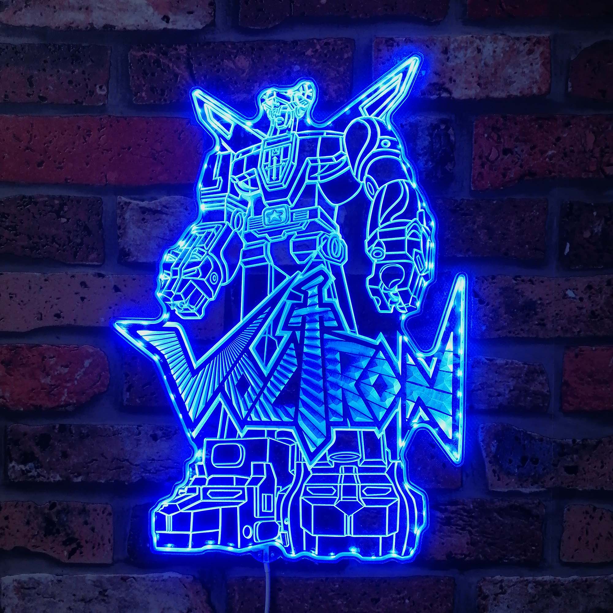 VOLTRON Dynamic RGB Edge Lit LED Sign