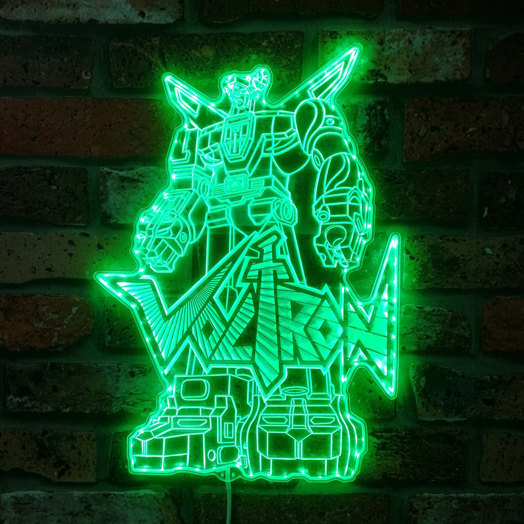 VOLTRON Dynamic RGB Edge Lit LED Sign