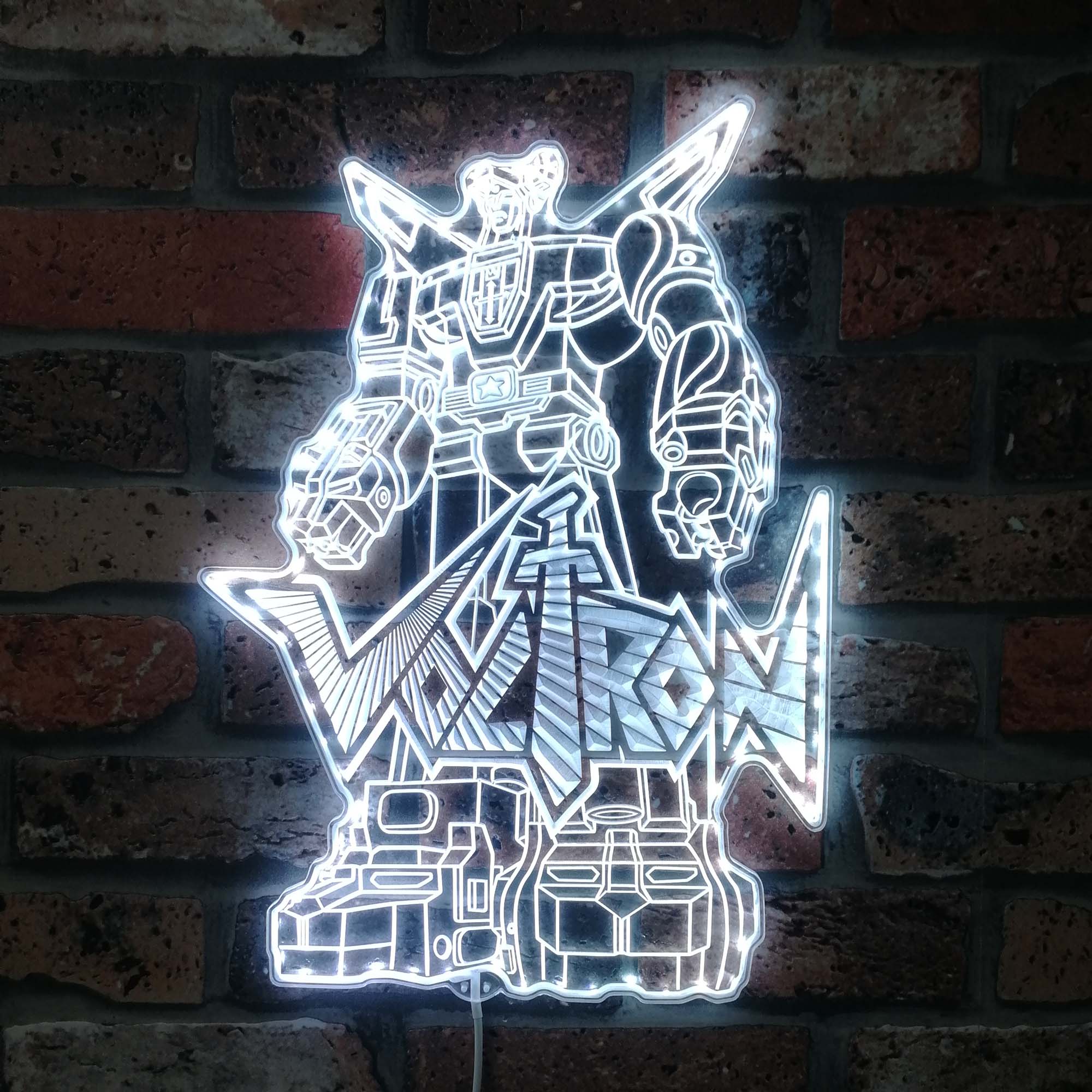 VOLTRON Dynamic RGB Edge Lit LED Sign