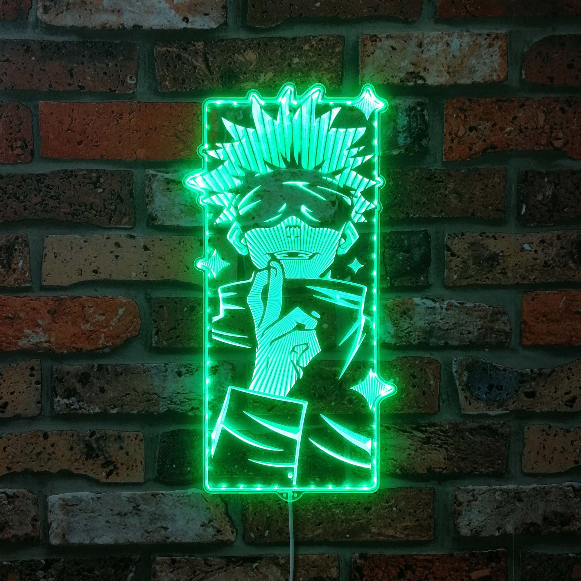 Jujutsu Kaisen Satoru Gojo Neon RGB Edge Lit LED Sign